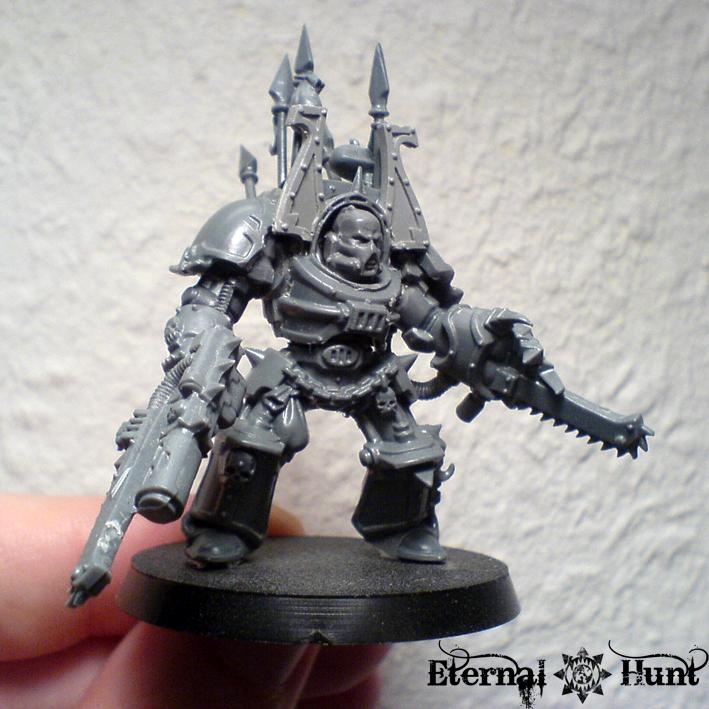 Chaos, Chaos Space Marines, Conversion, Khorne, Terminator Armor, Warhammer 40,000, World Eaters