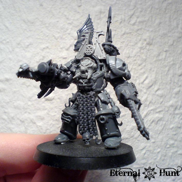 Chaos, Chaos Space Marines, Conversion, Khorne, Terminator Armor, Warhammer 40,000, World Eaters