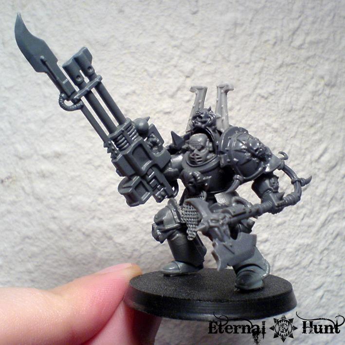 Chaos, Chaos Space Marines, Conversion, Khorne, Terminator Armor, Warhammer 40,000, World Eaters
