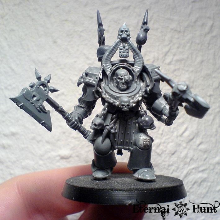 Chaos, Chaos Space Marines, Conversion, Khorne, Terminator Armor, Warhammer 40,000, World Eaters