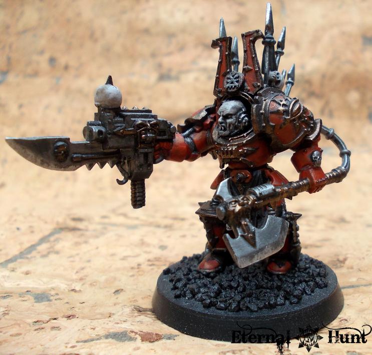 Chaos, Chaos Space Marines, Conversion, Khorne, Terminator Armor, Warhammer 40,000, World Eaters