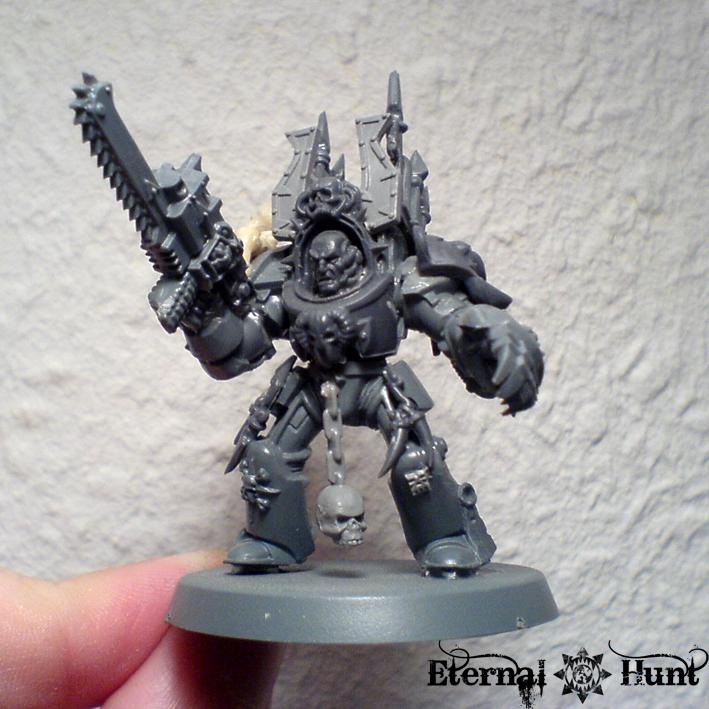 Chaos, Chaos Space Marines, Conversion, Khorne, Terminator Armor, Warhammer 40,000, World Eaters