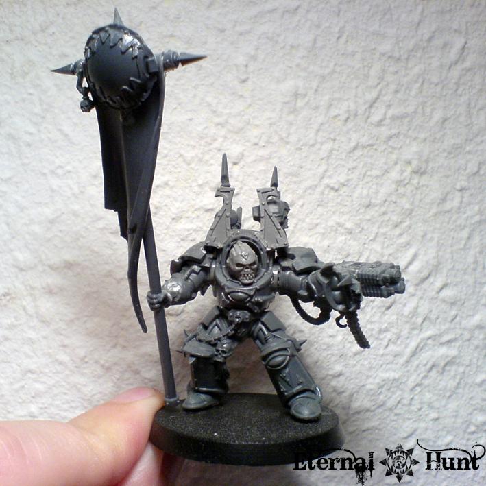 Chaos, Chaos Space Marines, Conversion, Khorne, Terminator Armor, Warhammer 40,000, World Eaters