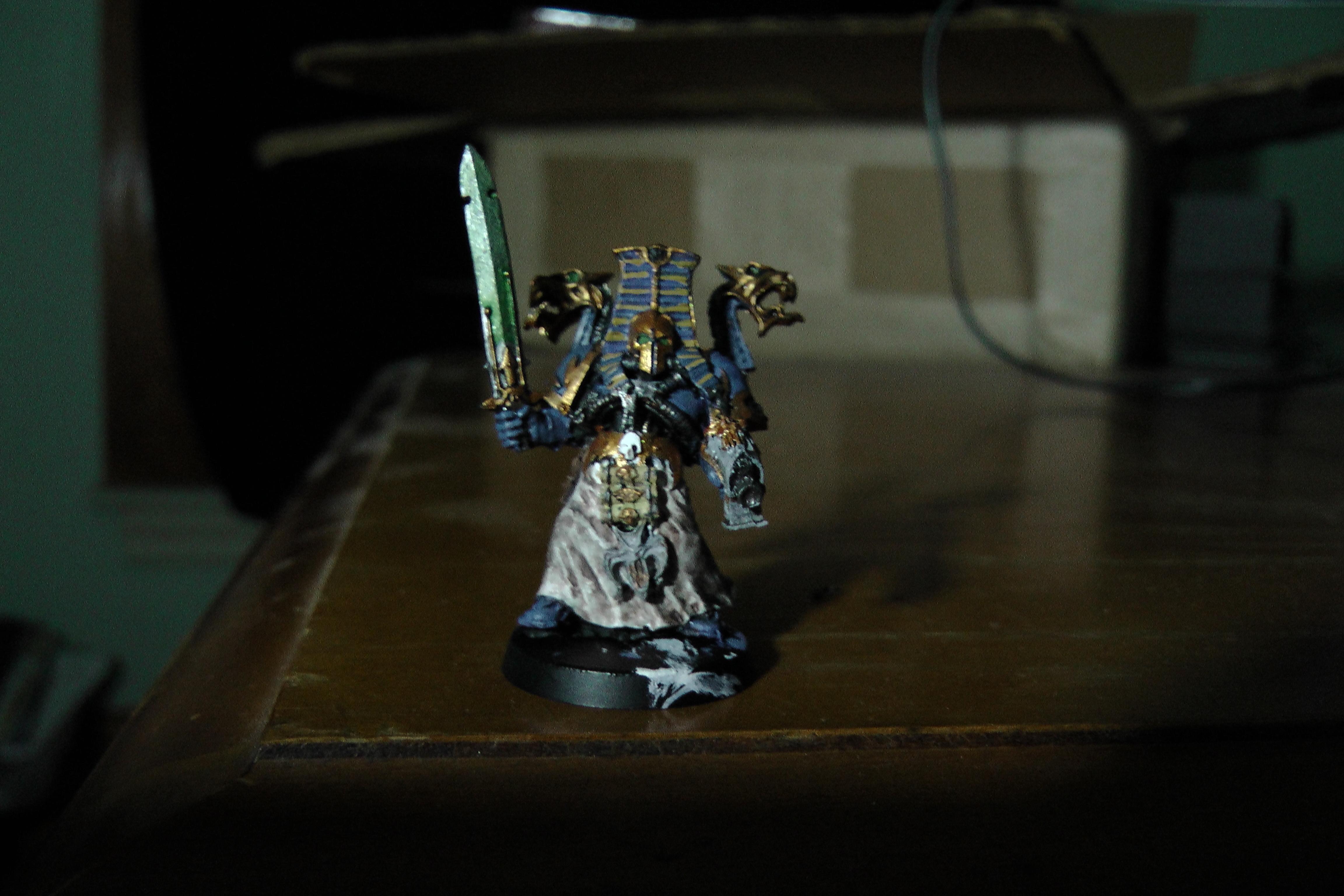 Chaos Space Marines, Thousand Son Sorcerer Painted