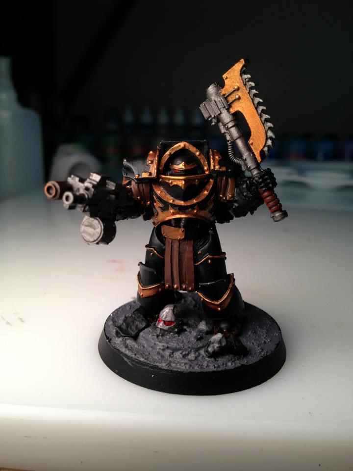 Cataphractii, Chain Axe, Justaerin, Luna Wolves, Pre Heresy, Terminator Armor