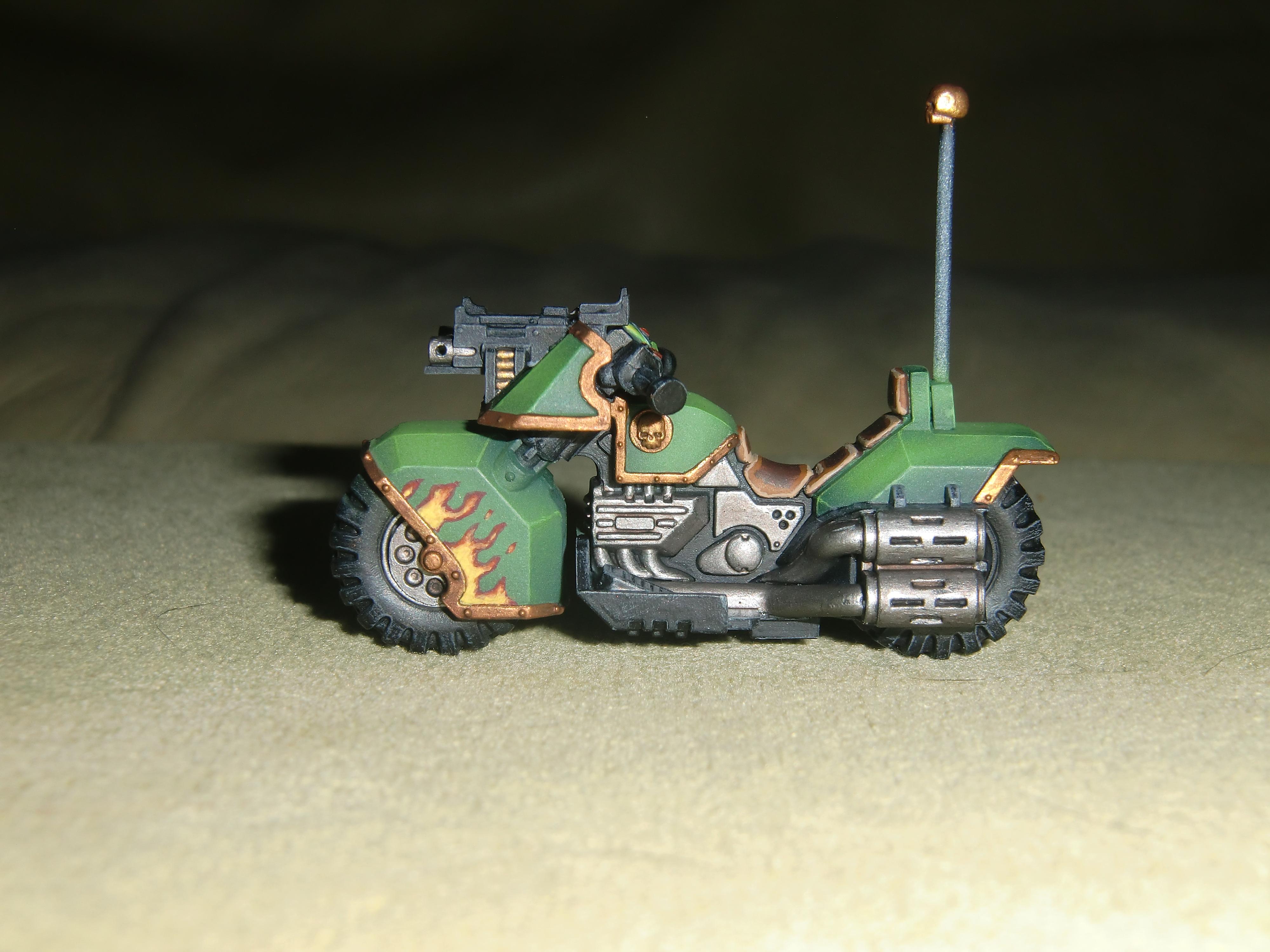 Bike, Flames, Salamanders, Space Marines