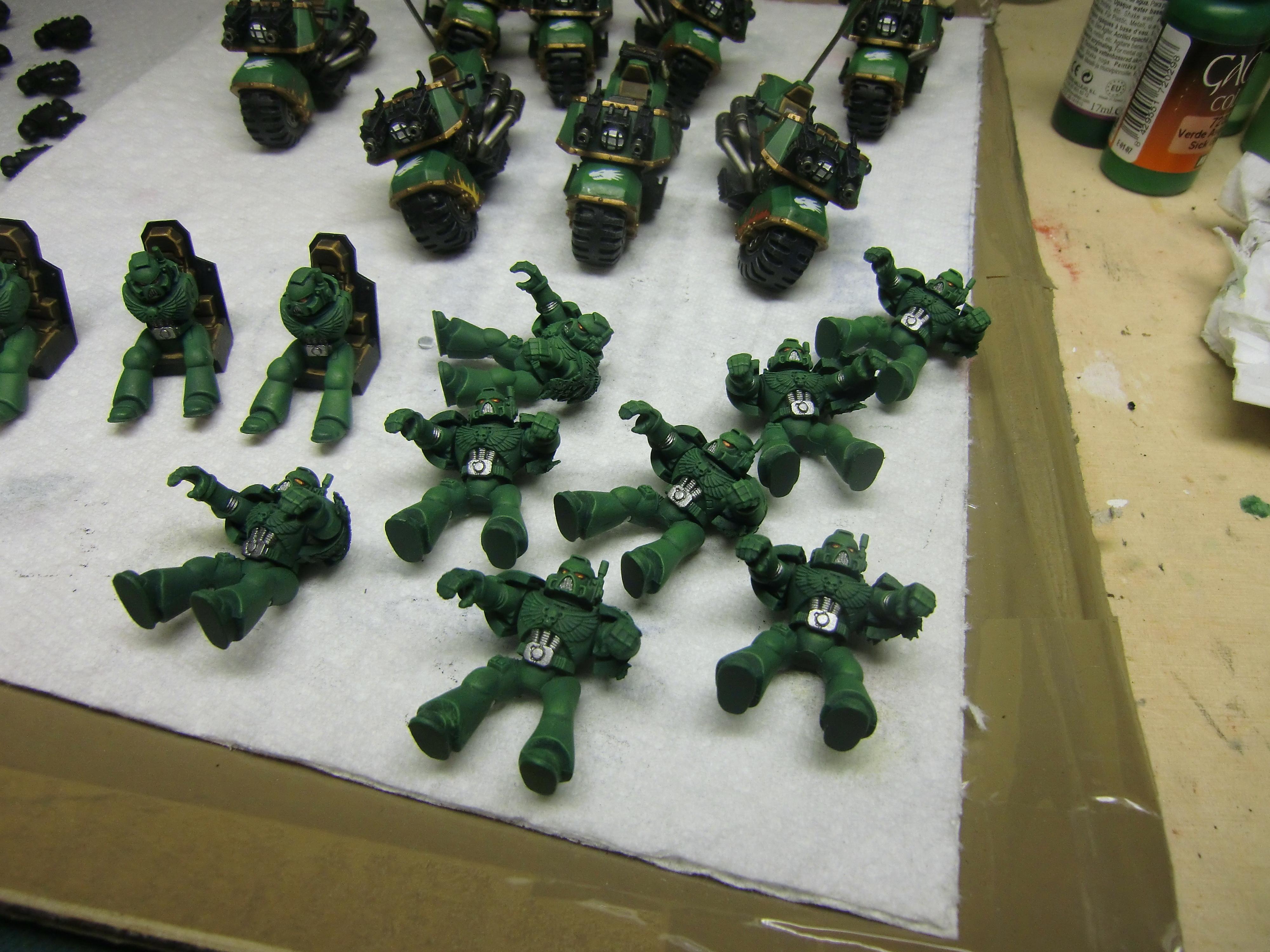 Bike, Flames, Salamanders, Space Marines