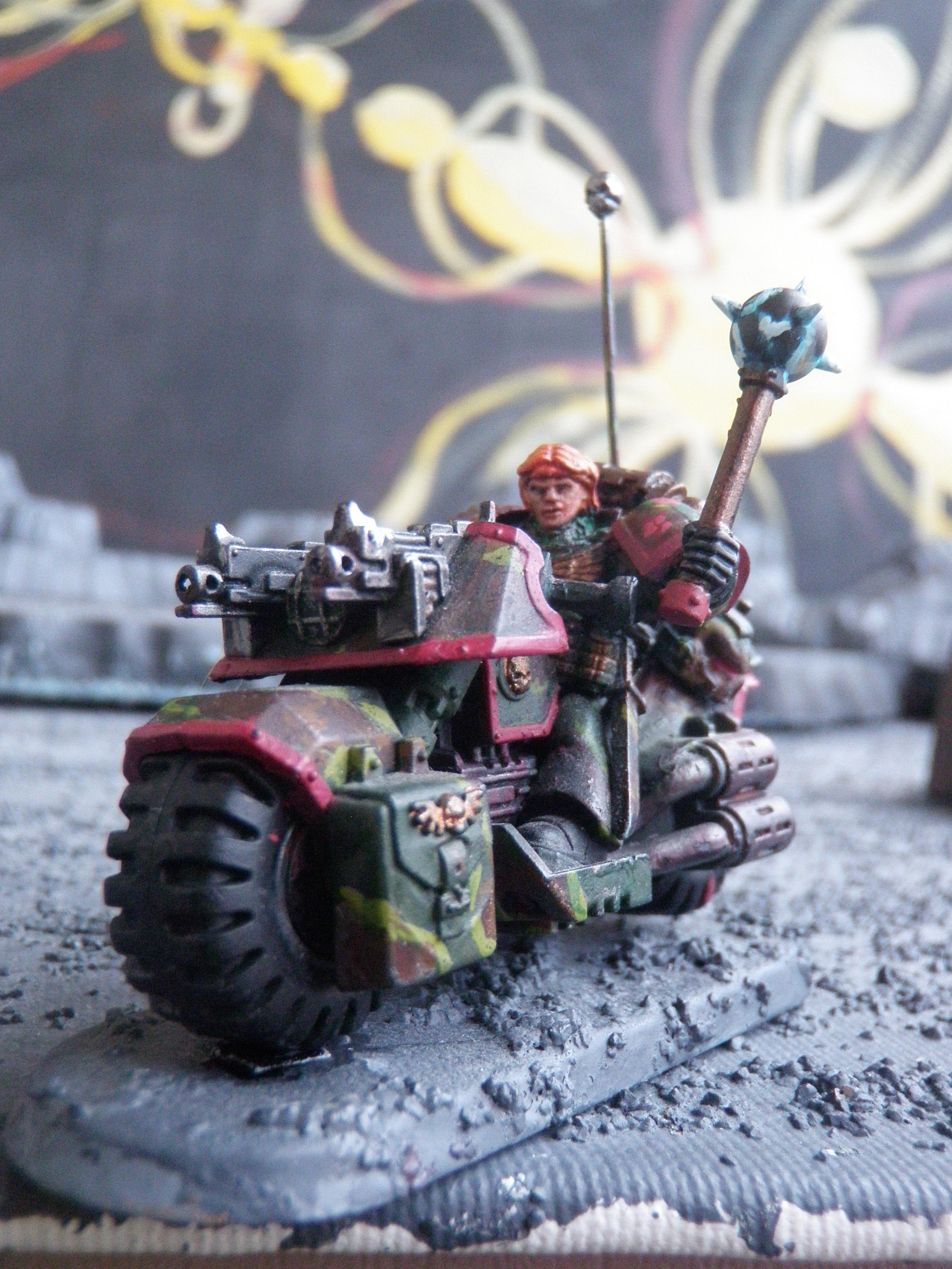 Bike, Camouflage, Power Maul, Sergeant, Space Marines
