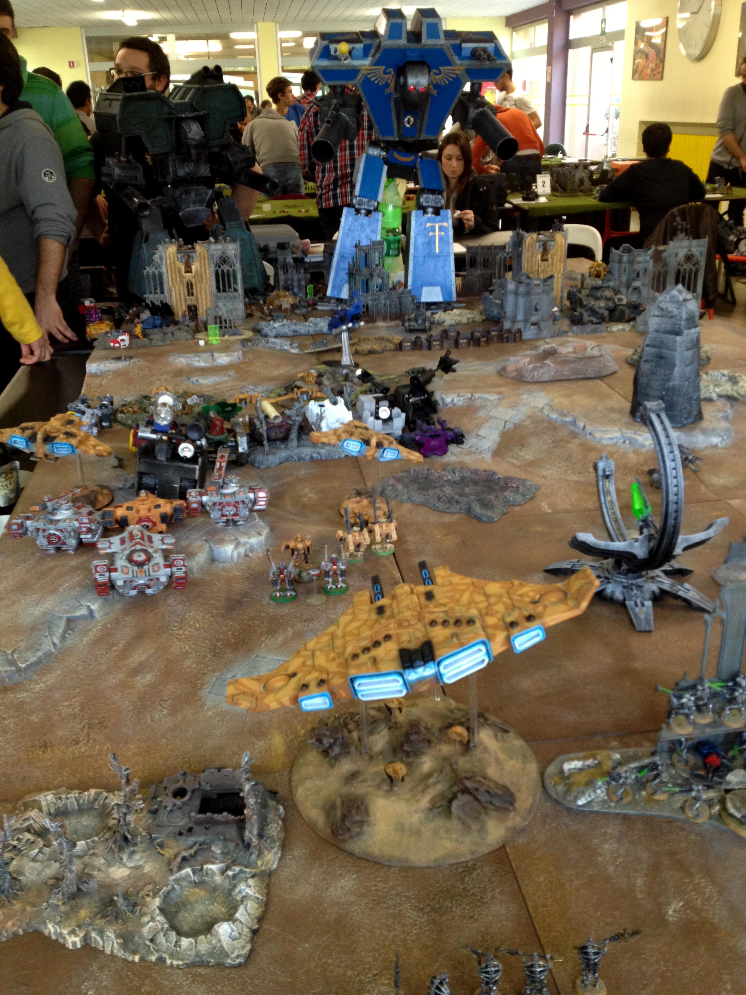 Apocalypse, Barracuda, Custom Built Warlord Titan, Necron Pylon, Tau Empire, Tigershark, Warhammer 40,000