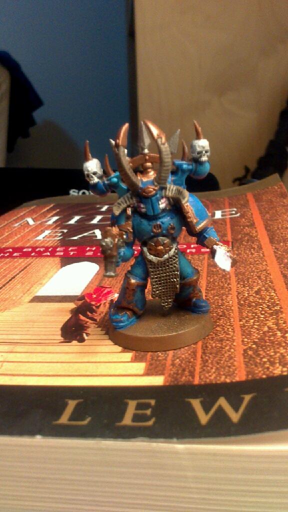 Champion, Chaos, Dark Apostle, Space Marines, Tzeentch