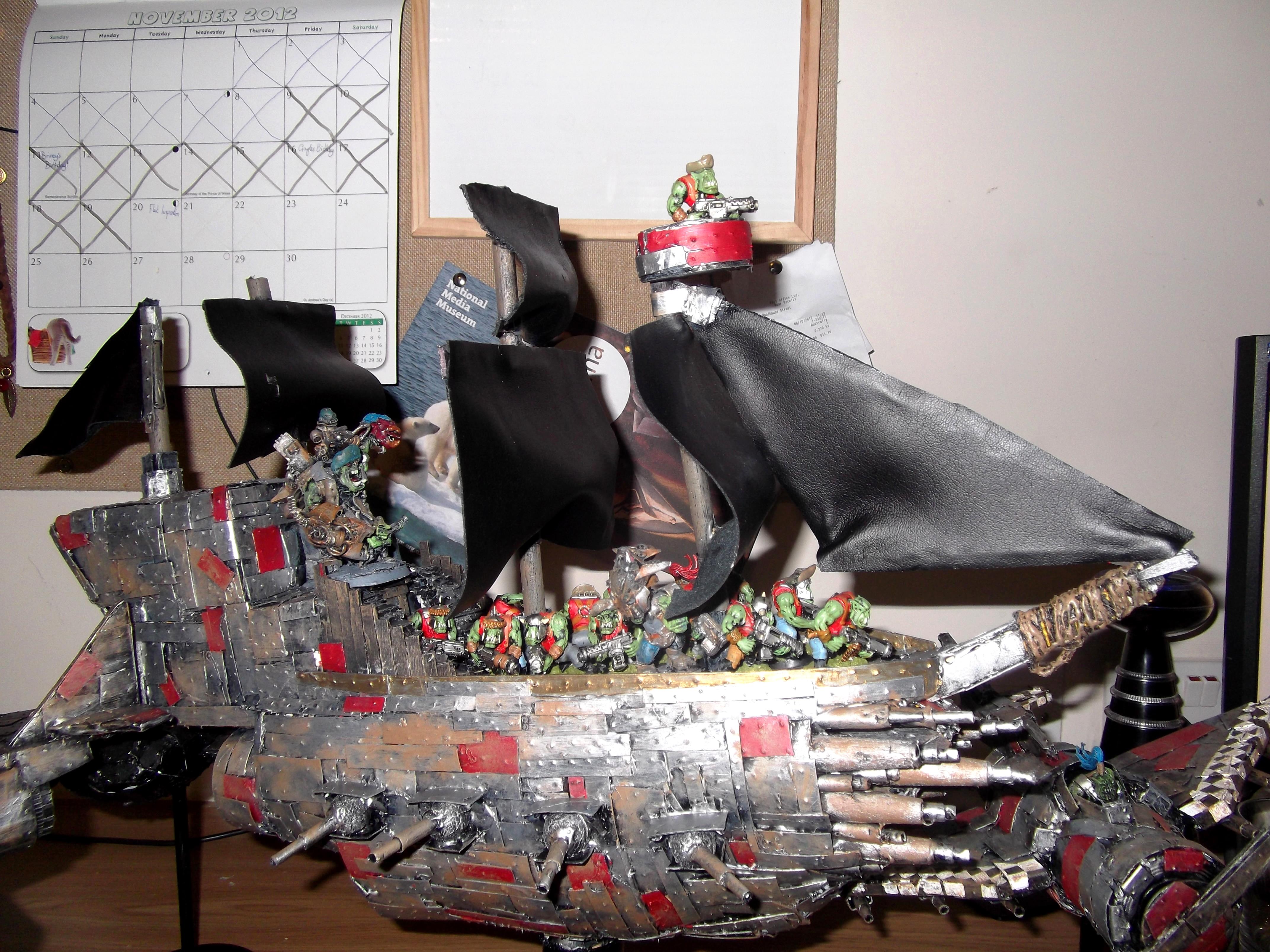 Apocalypse, Blasta Bommer, Dakkajet, Flyer, Orks, Painted, Scratch Build