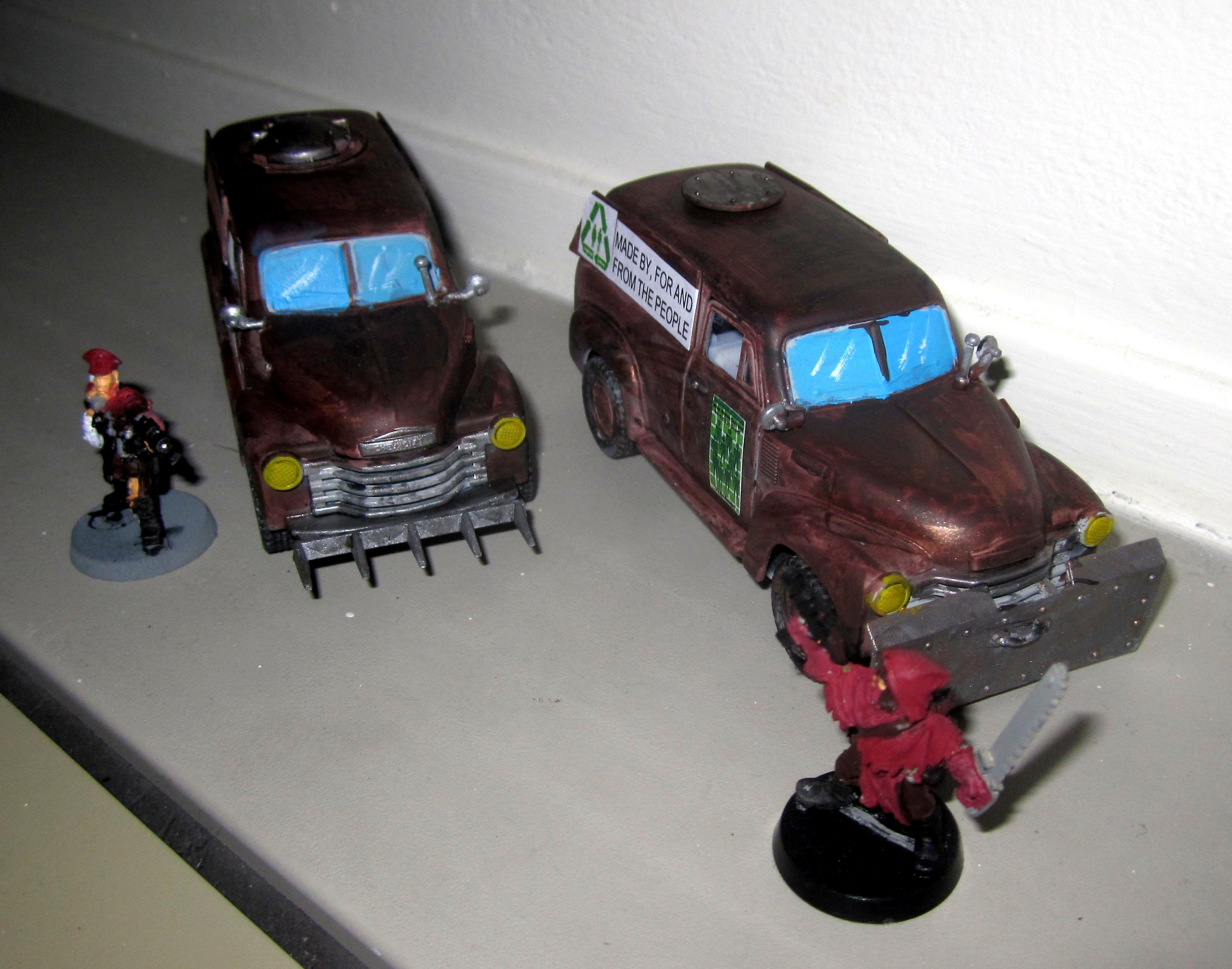 Cars, Civilian, Toy, Truck, Van
