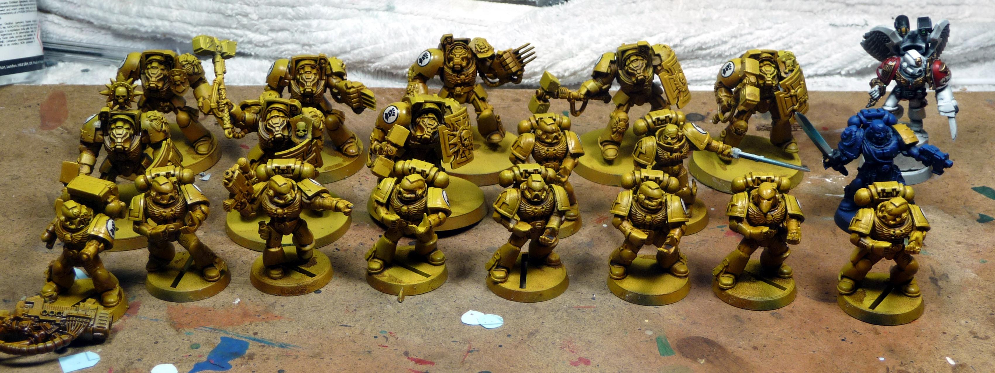WIP Imperial fists tactical squad