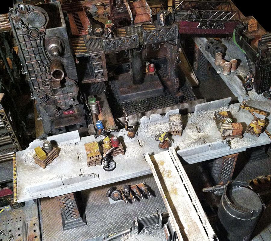 Board, Buildings, Cities Of Death, Game Table, Gangs, Necromunda, Ruin, Scratch Build, Terrain, Underhive