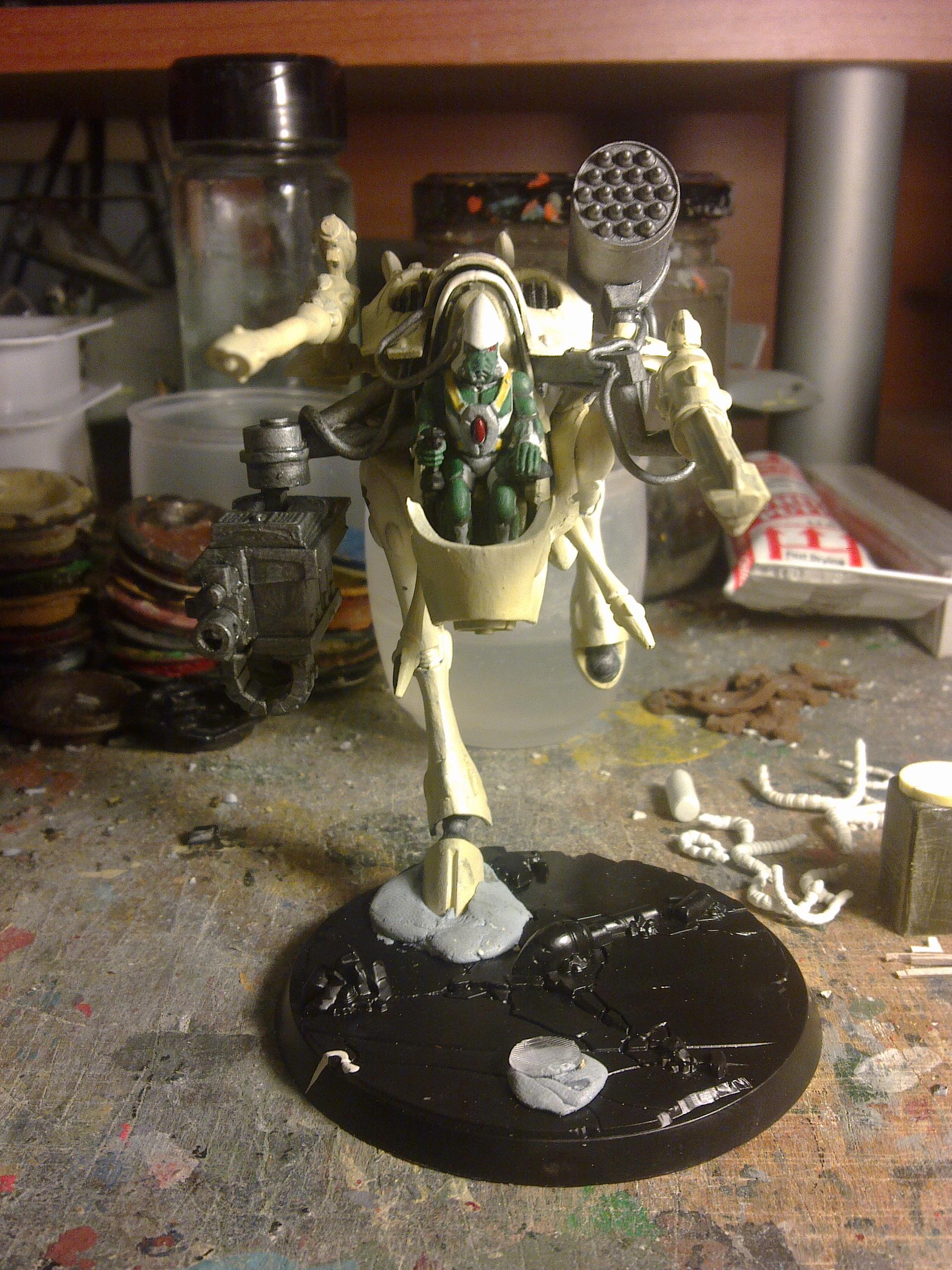 Eldar, War Walker, Warhammer 40,000, Work In Progress
