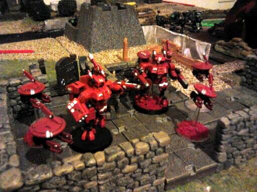 Barmy Bakers Miniatures, Battlesuit, Tau, Warhammer 40,000