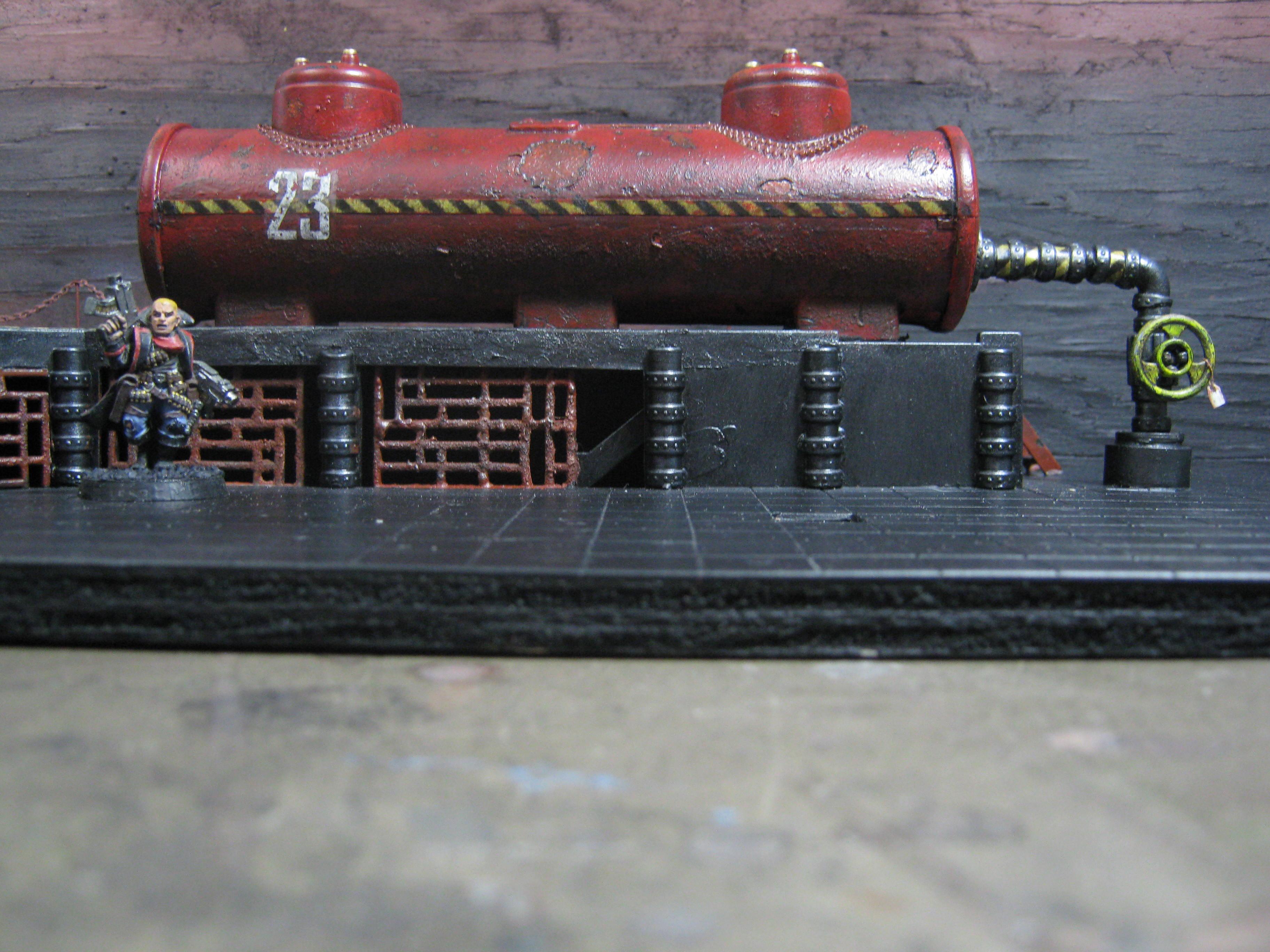 Necromunda, Rust Effect, Scratch Build, Terrain, Warhammer 40,000