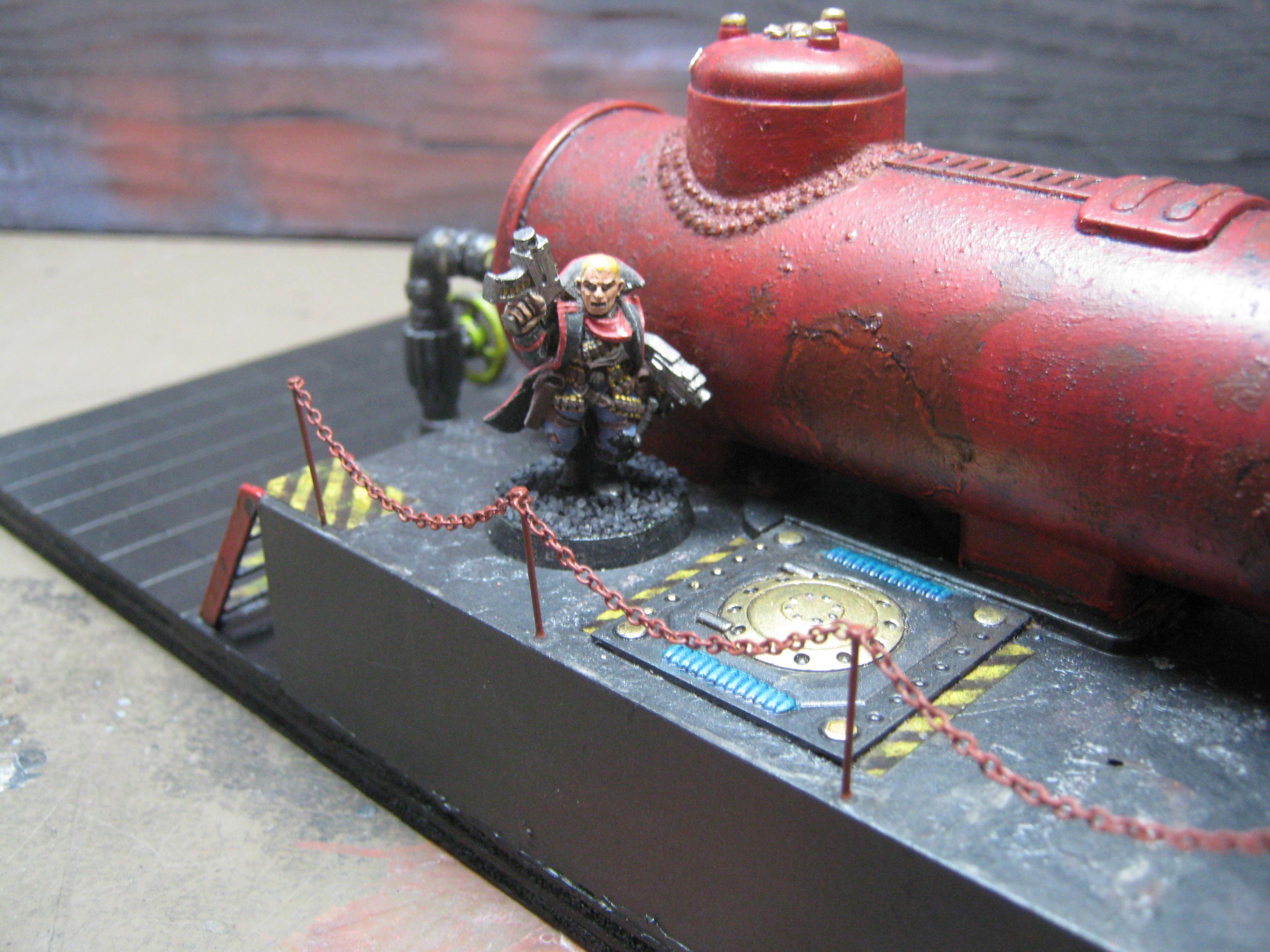 Necromunda, Rust Effect, Scratch Build, Terrain, Warhammer 40,000
