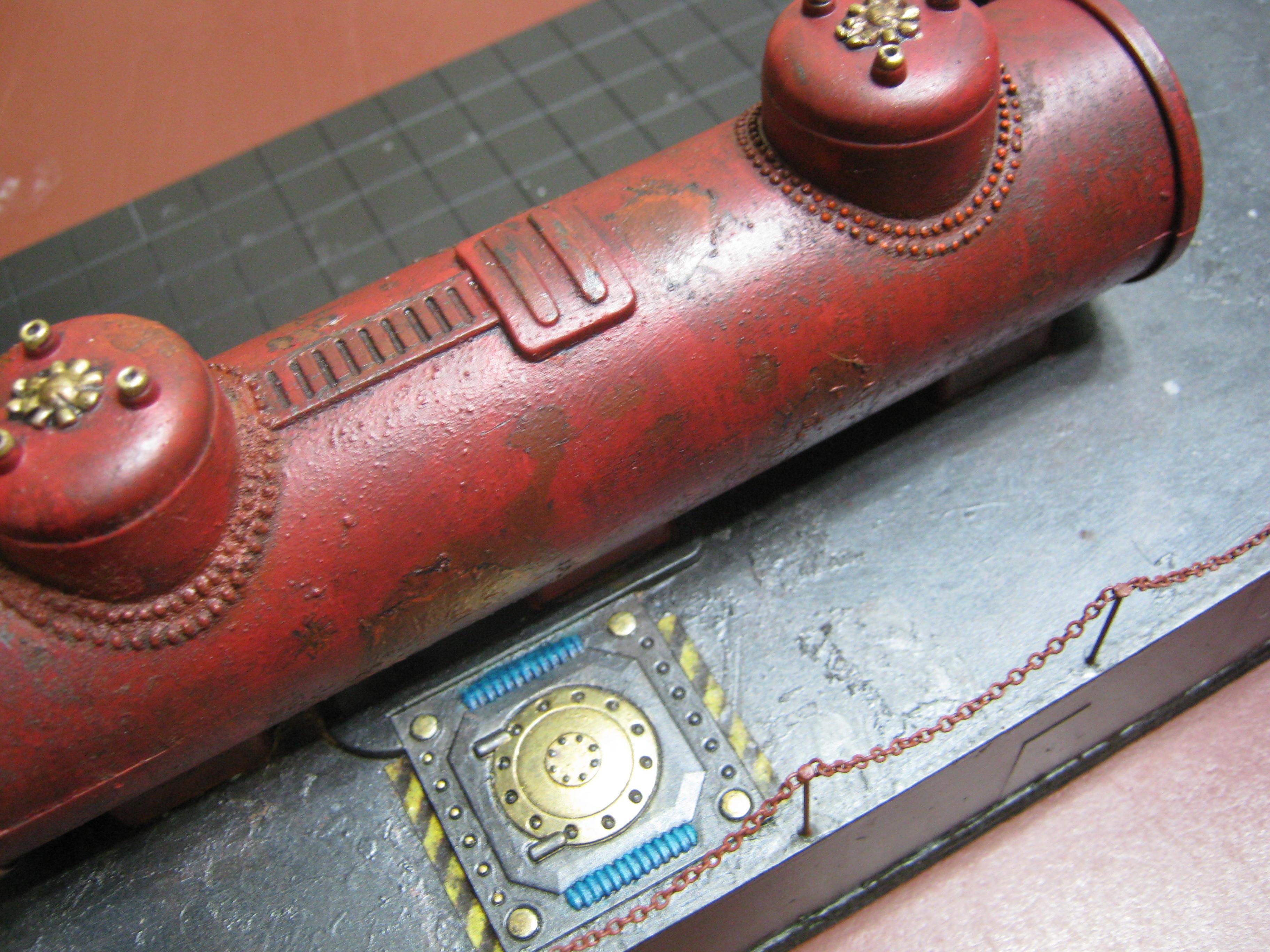 Necromunda, Rust Effect, Scratch Build, Terrain, Warhammer 40,000