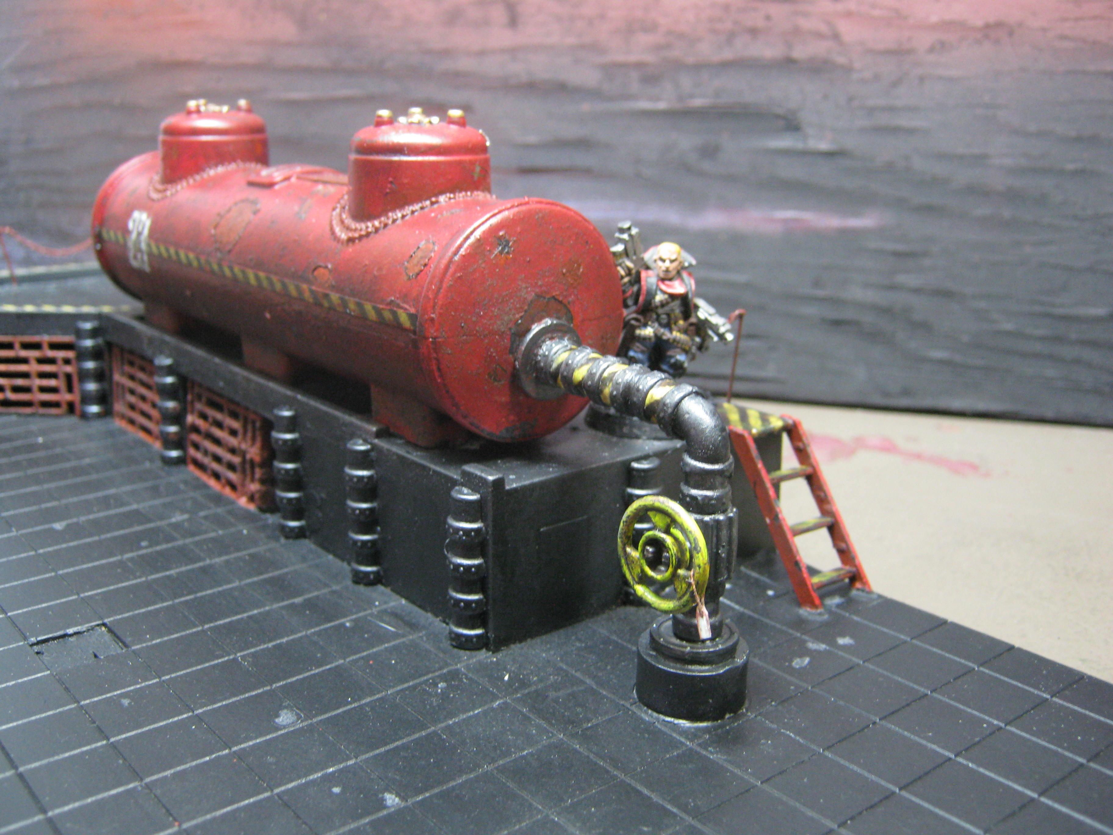 Necromunda, Rust Effect, Scratch Build, Terrain, Warhammer 40,000