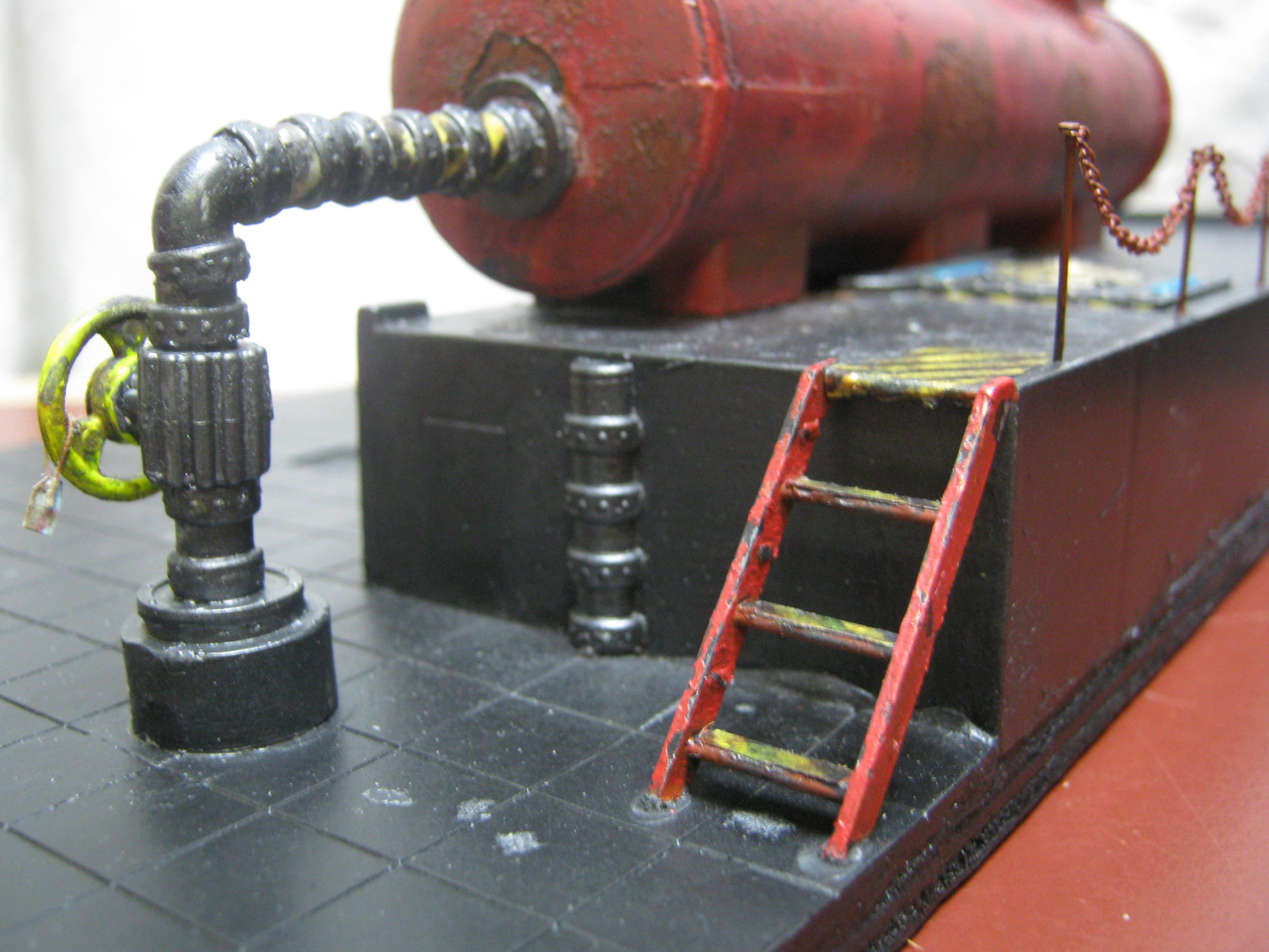Necromunda, Rust Effect, Scratch Build, Terrain, Warhammer 40,000
