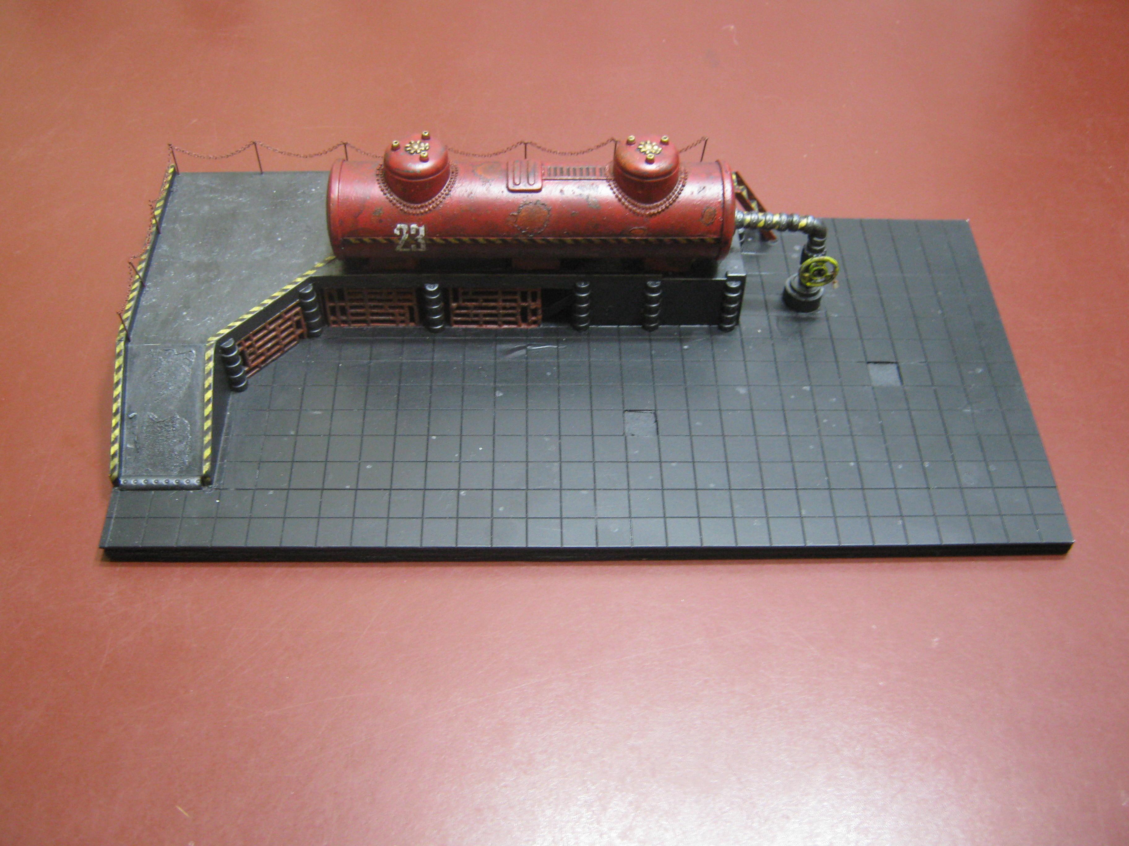 Necromunda, Rust Effect, Scratch Build, Terrain, Warhammer 40,000