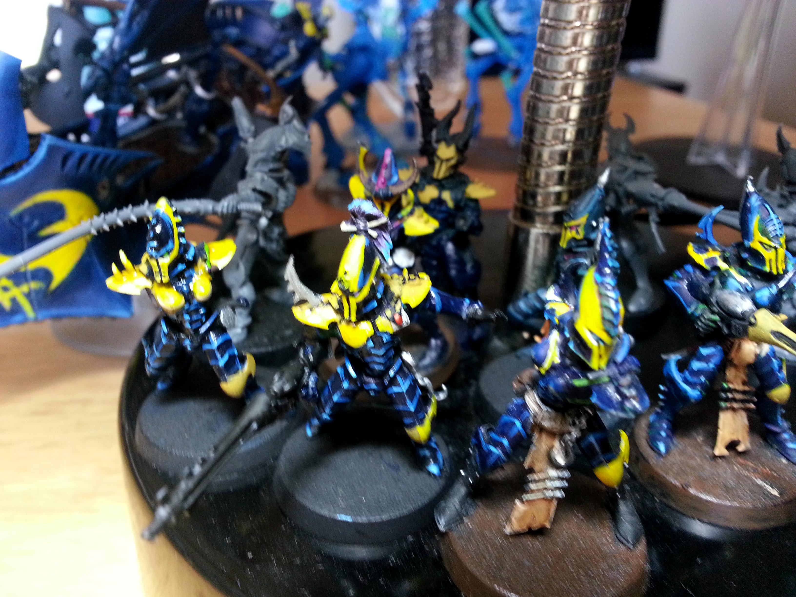 Blue, Dark, Eldar, Yellow