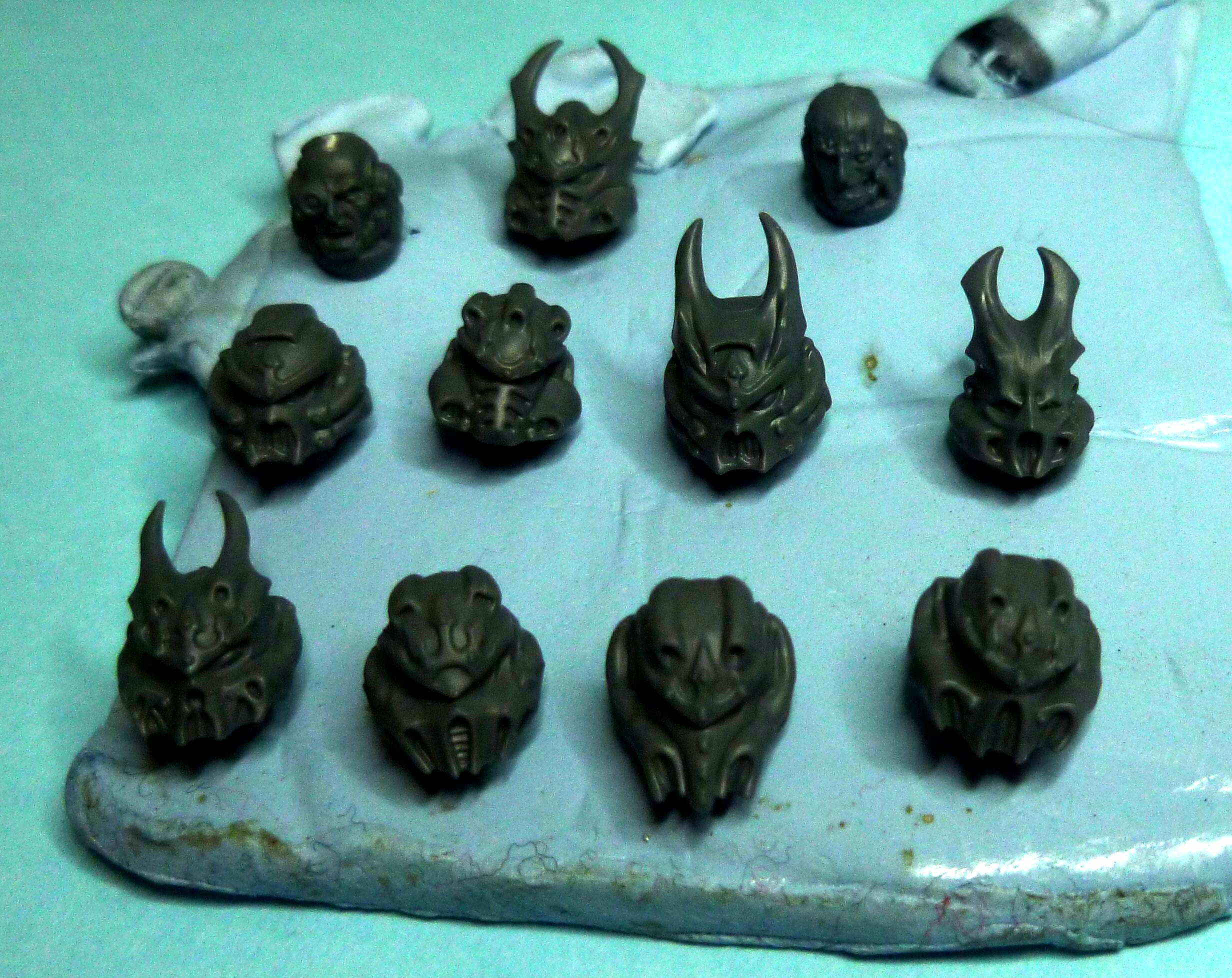 Chaos, Heads, Warlord head options