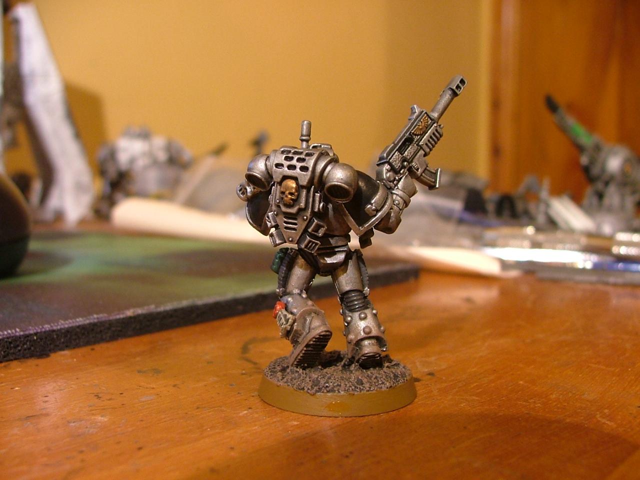 Conversion, Silver Skull, Silver Skulls, Space Marines, Warhammer 40,000