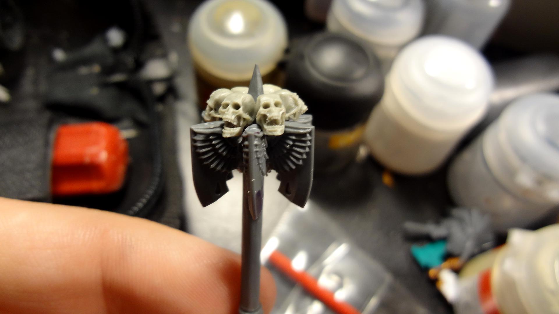 Custom Black Mace