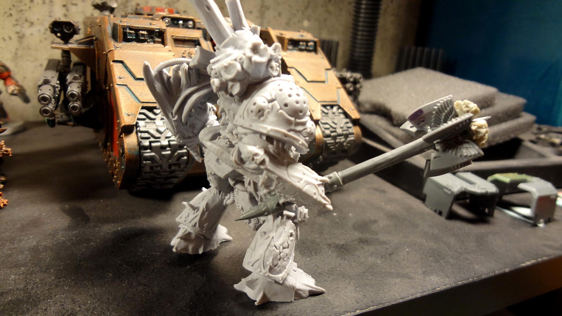 Daemon Prince of Nurgle w/ Custom Black Mace