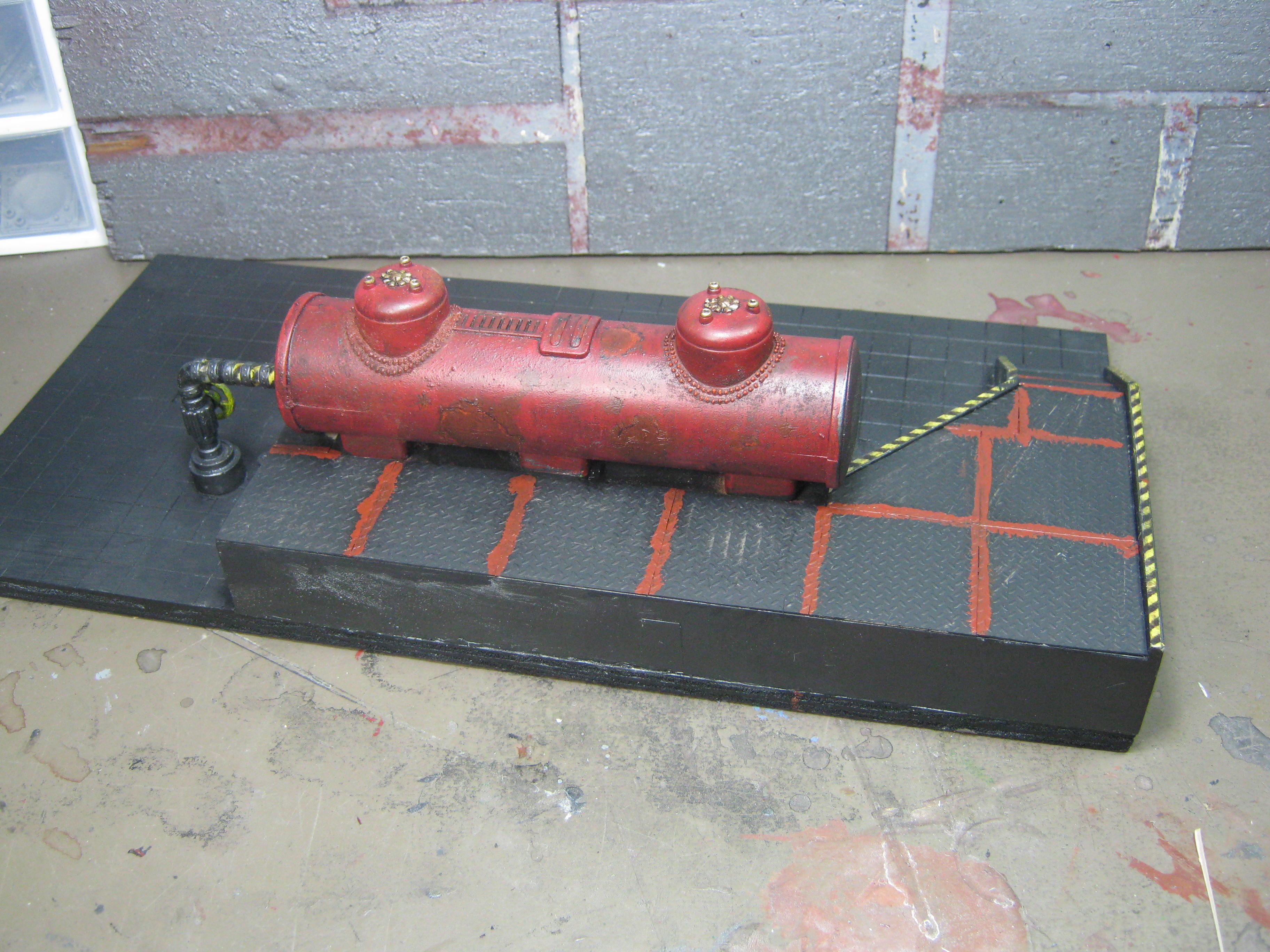 Necromunda, Rust Effect, Scratch Build, Terrain, Warhammer 40,000