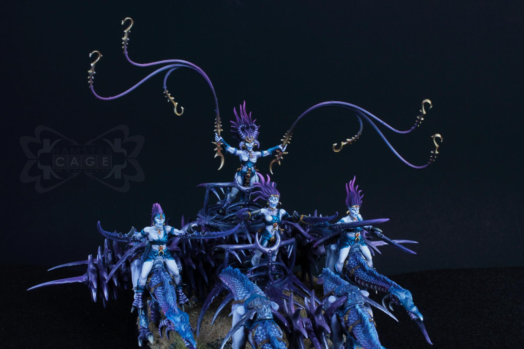 Chariot, Daemons, Demon Engine, Exalted, Exalted Chariot, Slaanesh, Slaanesh Chariot