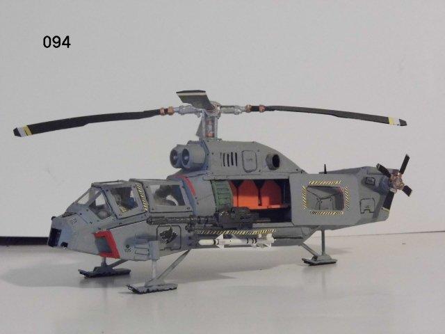 Flyer, Helicopter, Imperial Guard, Paper, Valkyrie