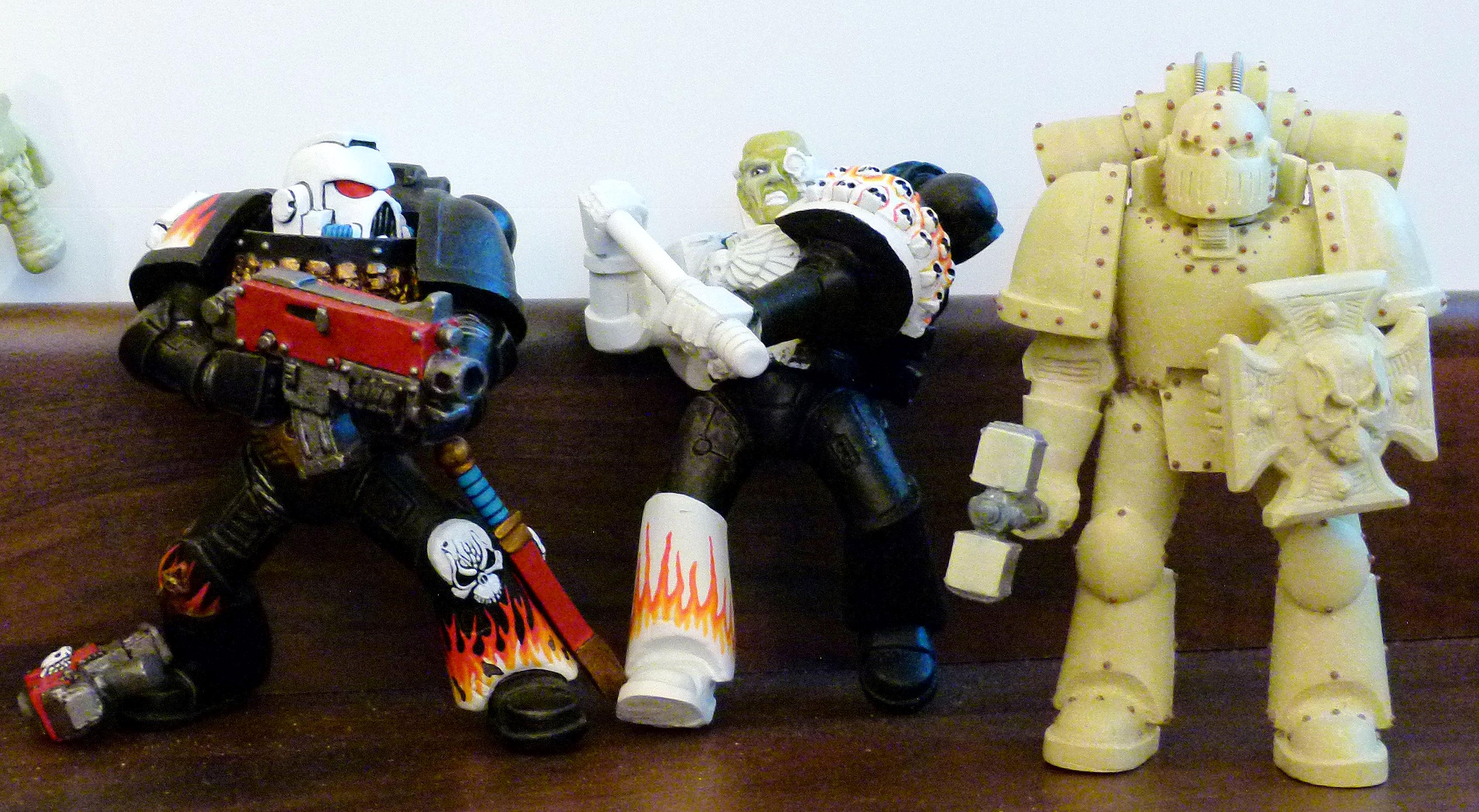 Completed Large Scale Space Marines