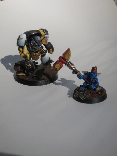Ape, Chimp, Chimpanzee, Fist, Fists, Gorilla, Imperial, Monkey, Primate, Space Marines, Warhammer 40,000
