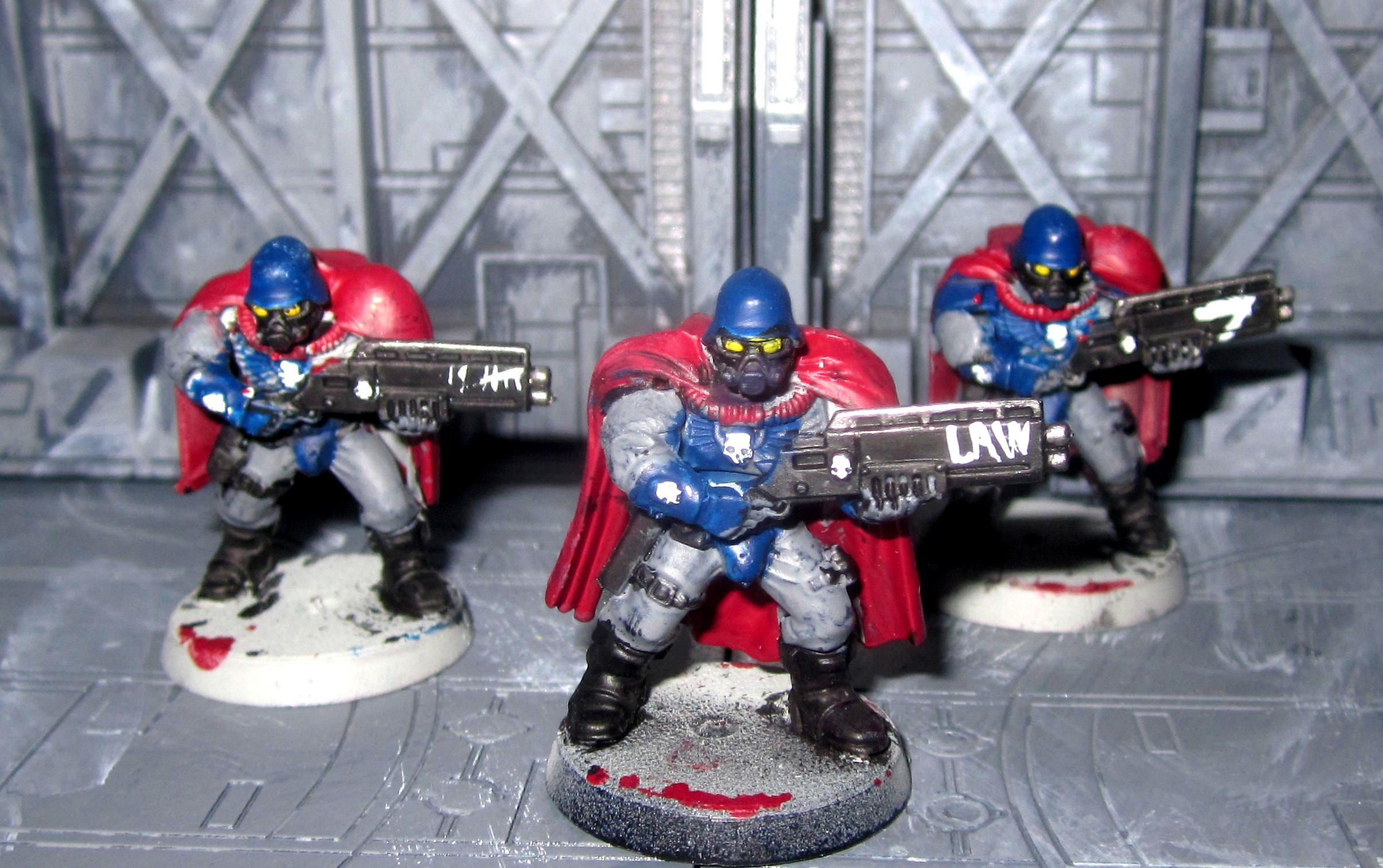 Adeptus Arbites, Scouts, Space Marines