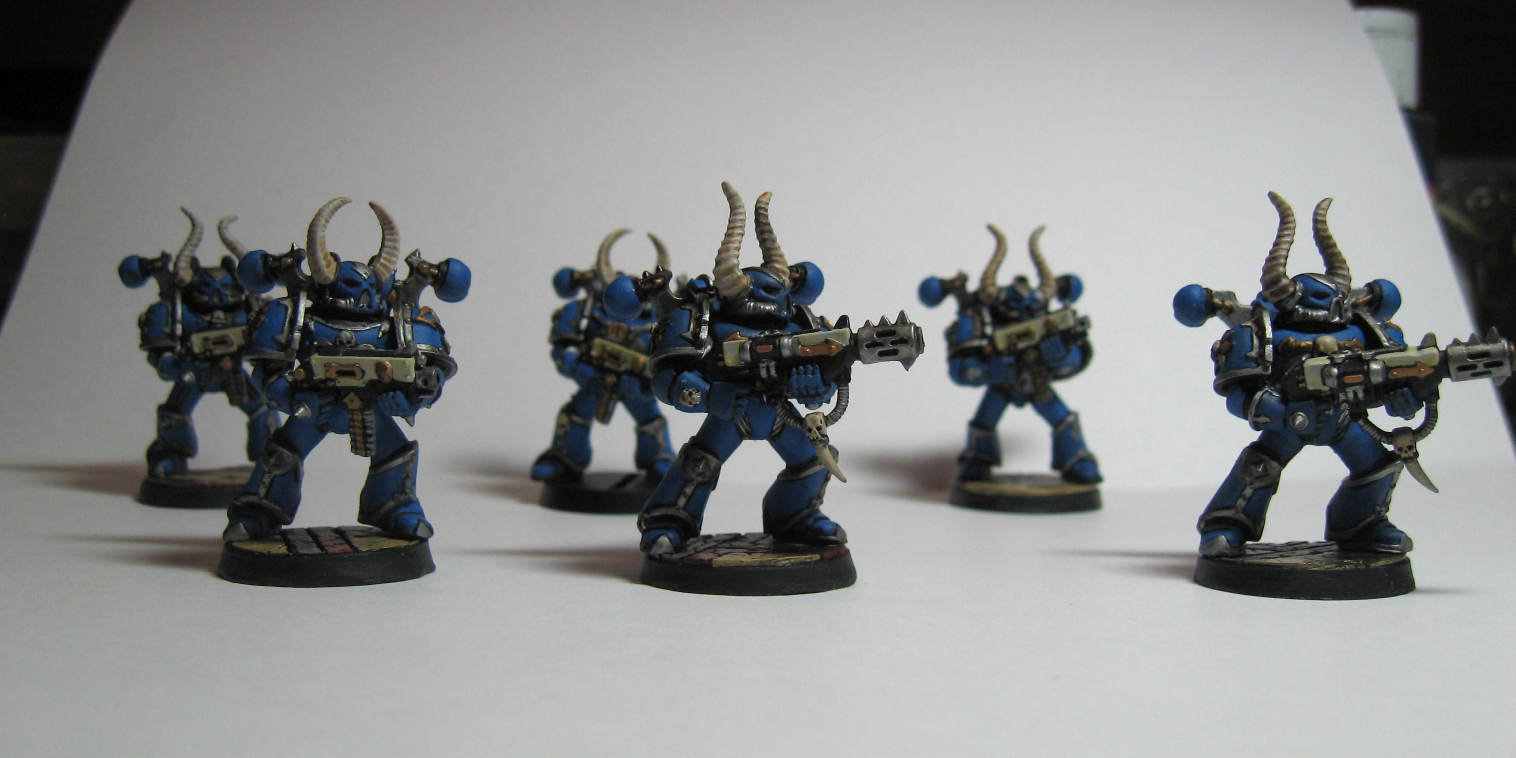 Chaos Space Marines, Csm Squad, Melta Guns