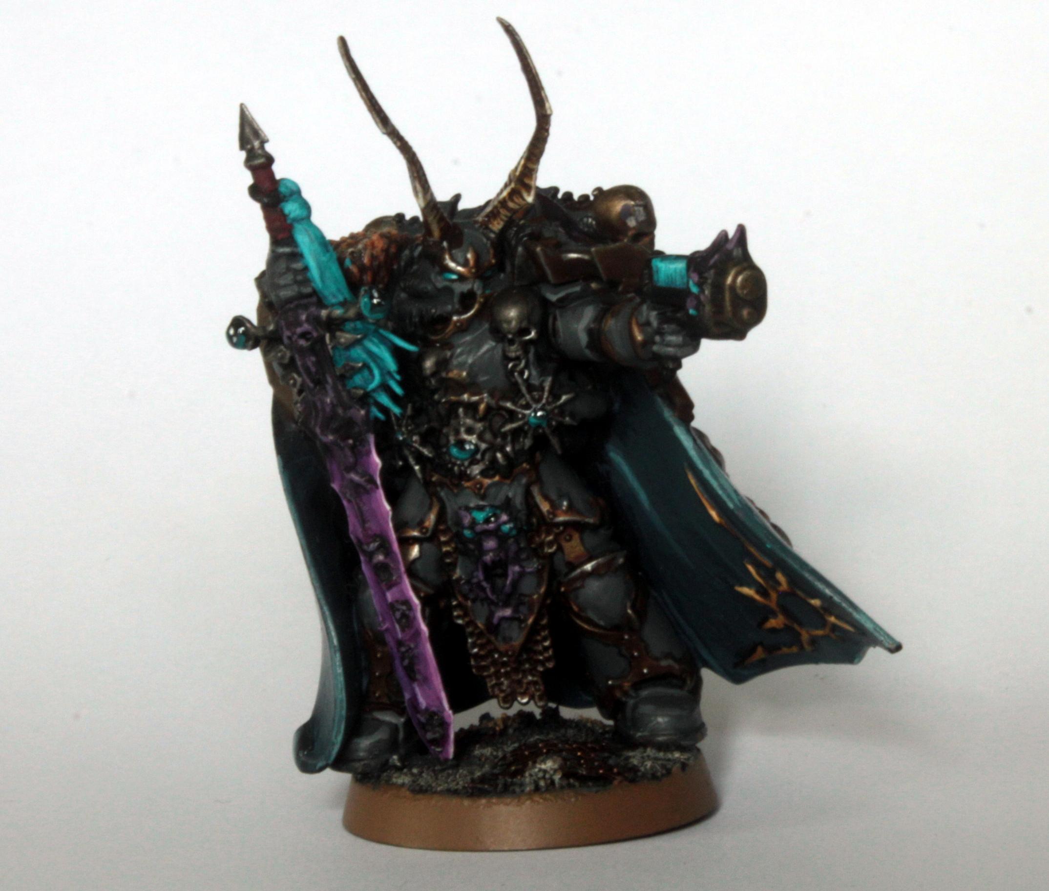 Chaos, Chaos Lord, Chaos Space Marines, Crystals, Dark Vengance, Lord, Non-Metallic Metal, Space Marines, Touch Of Chaos, Urban Base, Warhammer 40,000