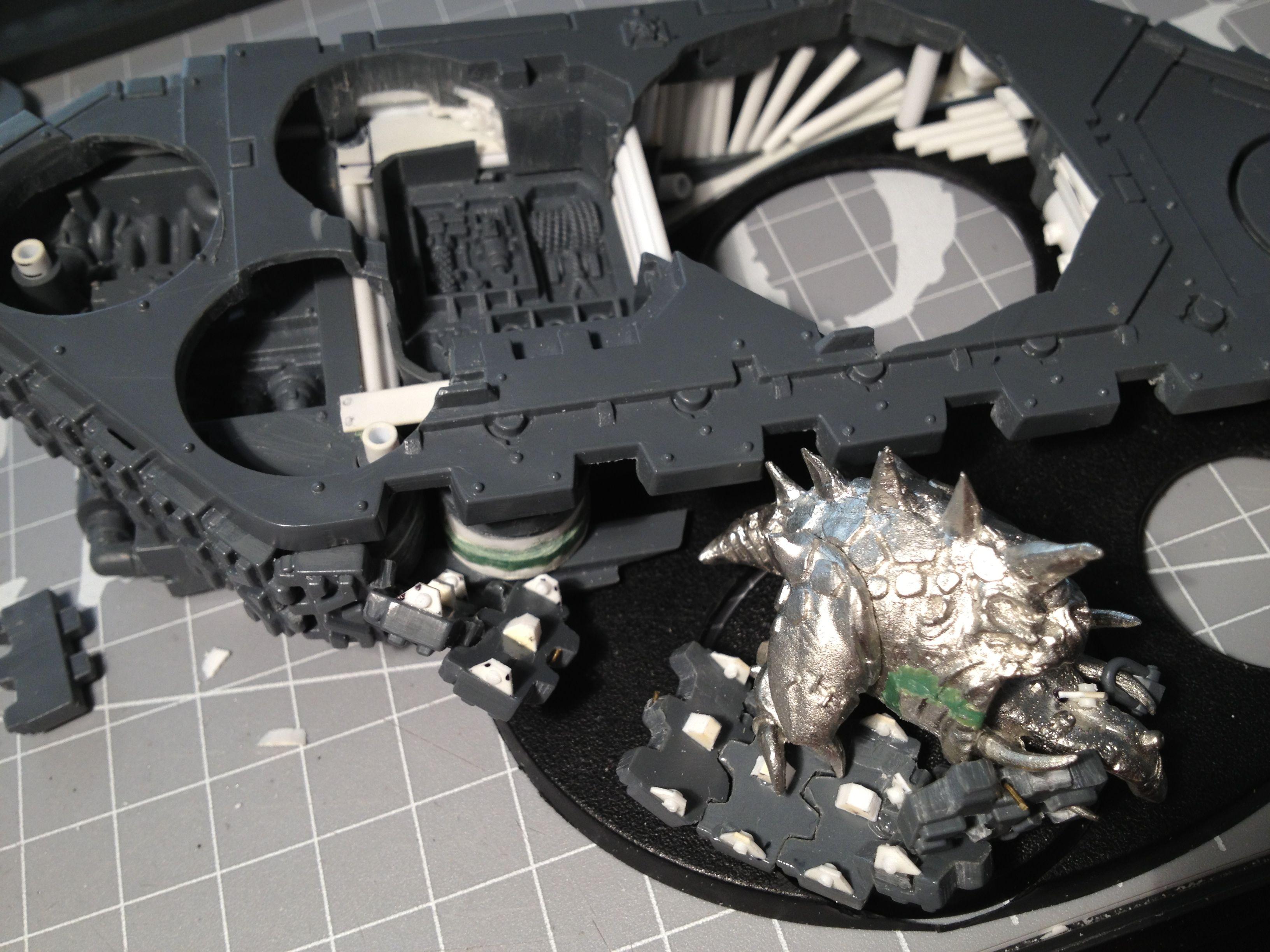 Da Dark Angelz, Orks, Warboss, Work In Progress