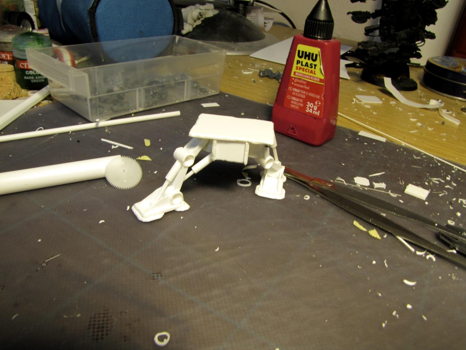 Custom, Dreadnought, Dred, Dreff Dred, Orks, Plasticard, Scratch Build