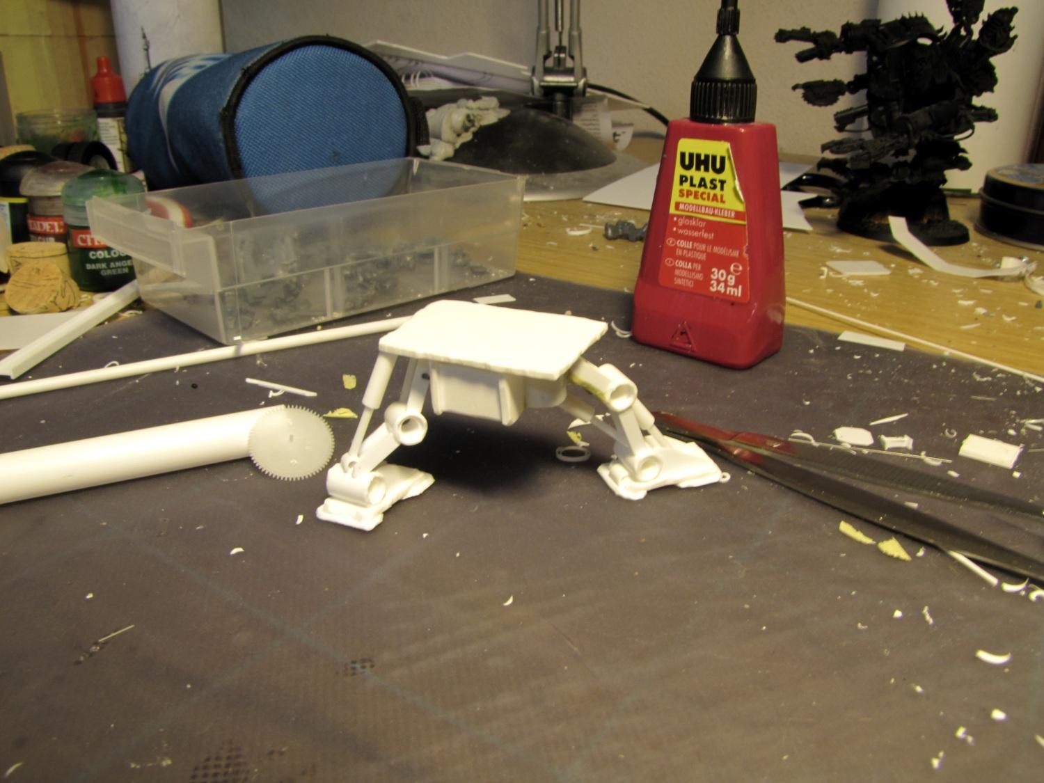 Custom, Dreadnought, Dred, Dreff Dred, Orks, Plasticard, Scratch Build