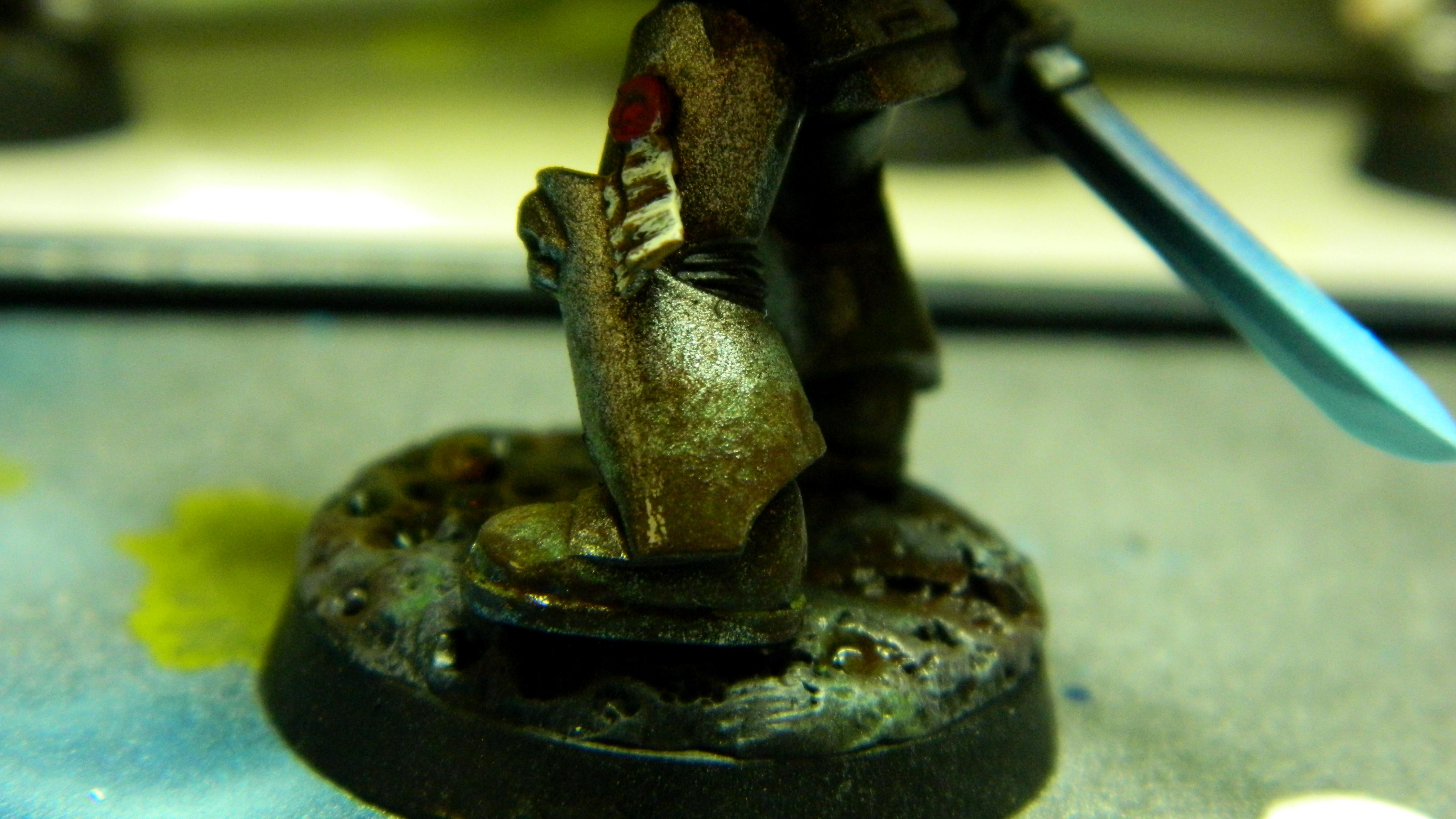 Force Weapon, Gk, Gray Knight, Grey Knights, Metal, Object Source Lighting, Psybolt, Weathered