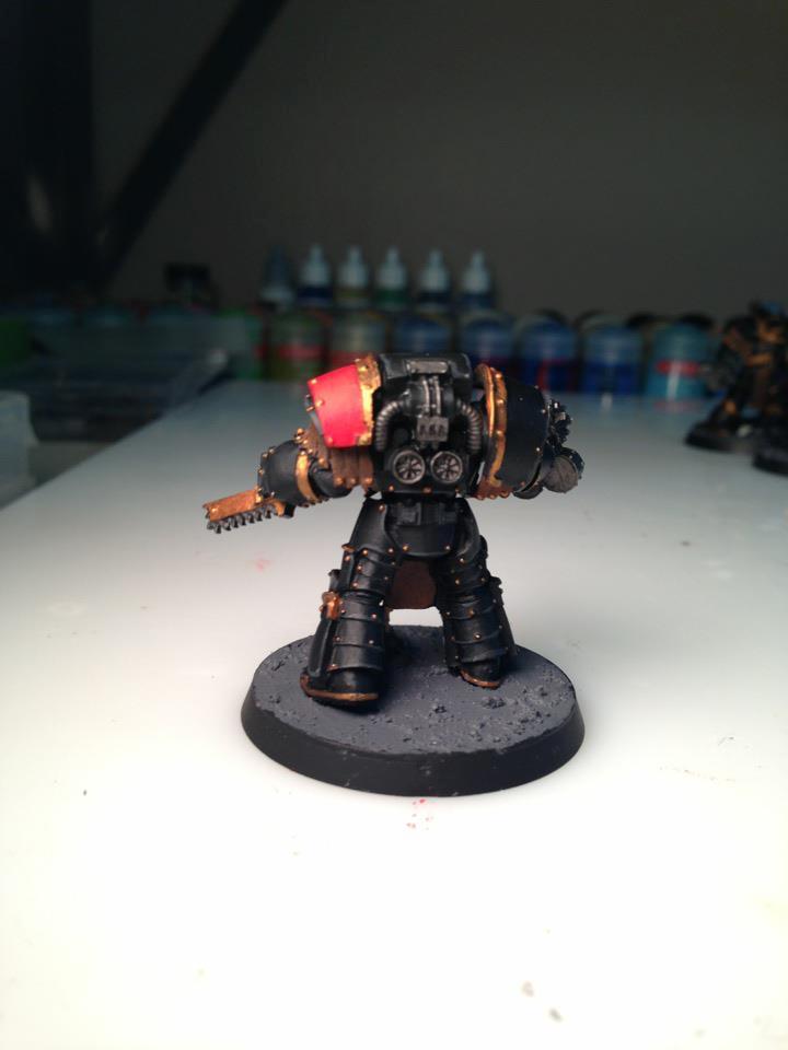 Justaerin, Luna Wolves, Pre Heresy, Cataphractii, Terminator, Chain Fist