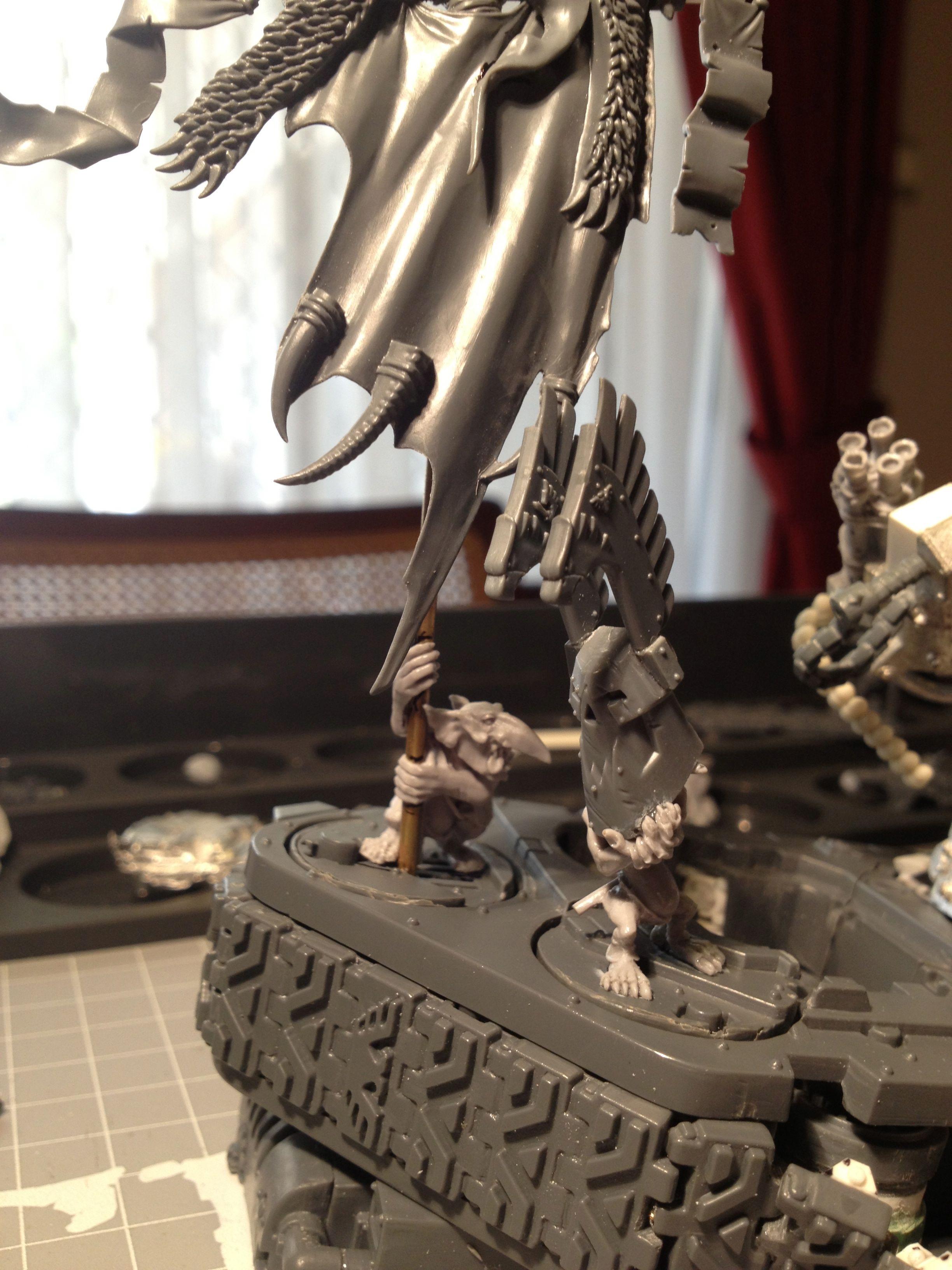 Da Dark Angelz, Orks, Warboss, Work In Progress