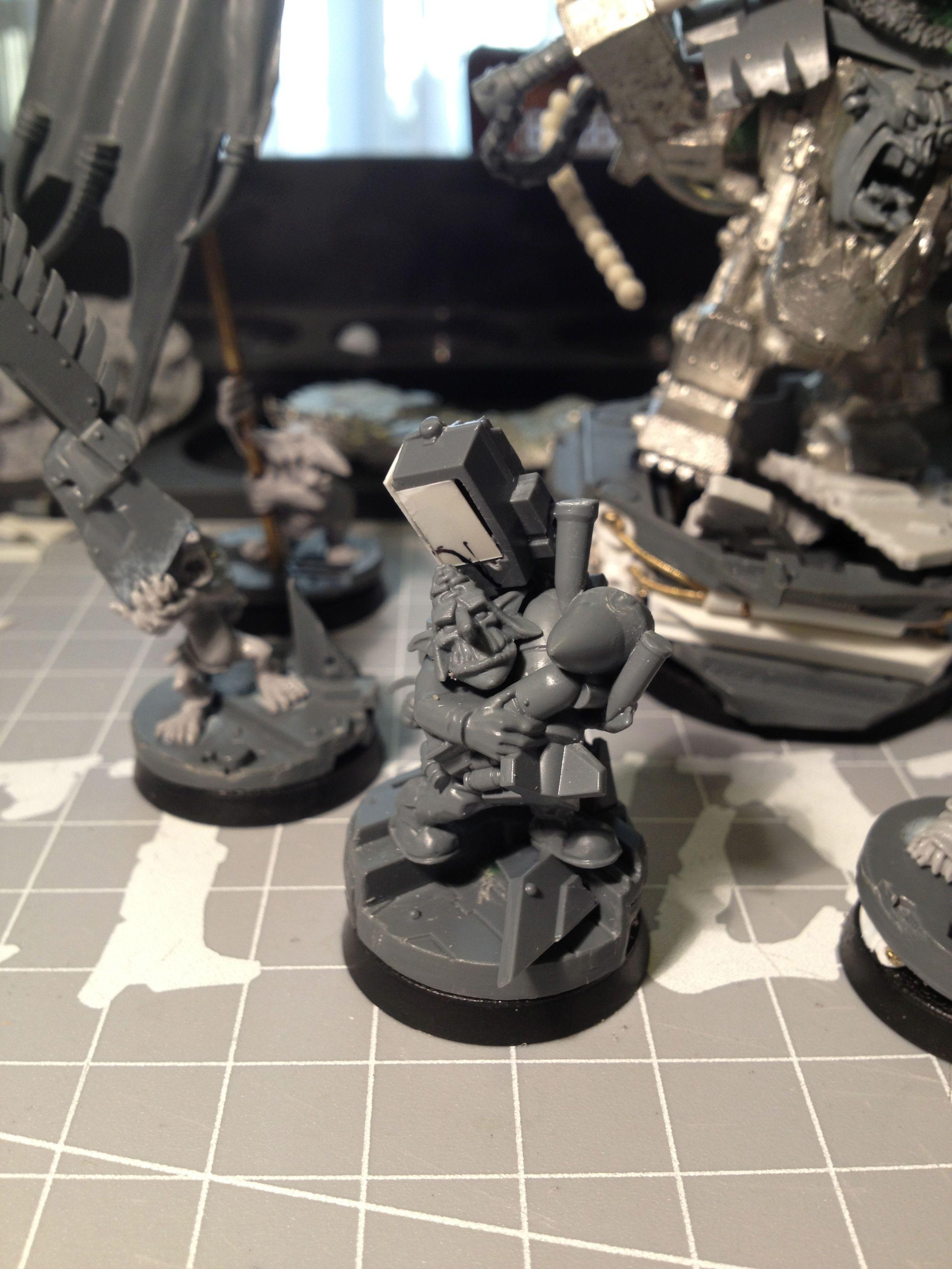 Da Dark Angelz, Orks, Warboss, Work In Progress