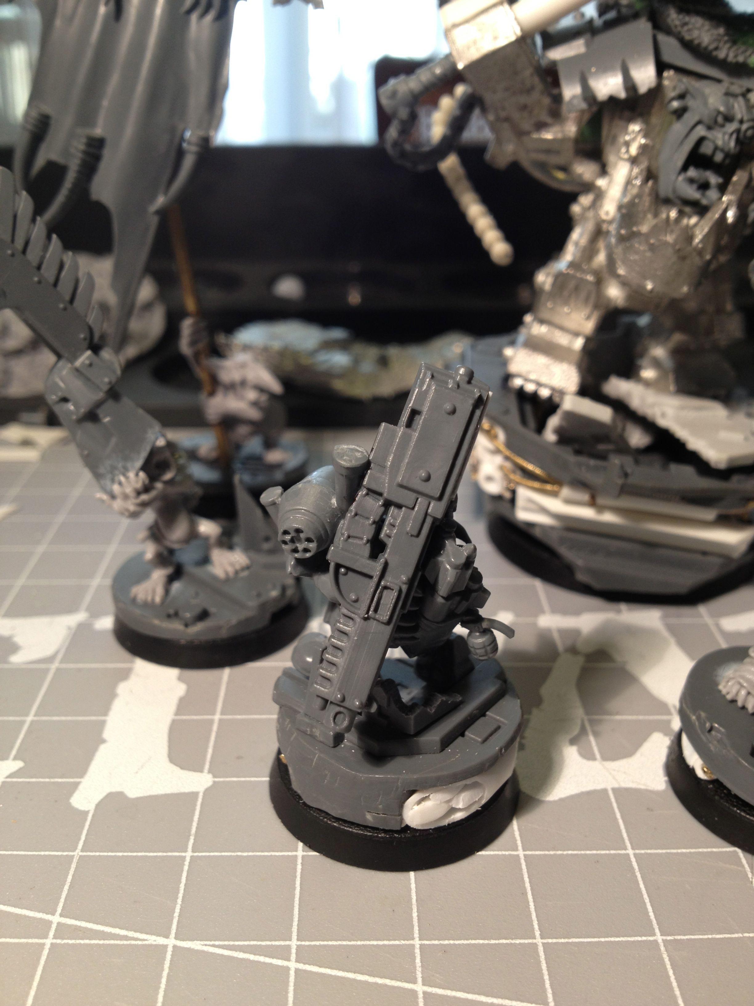 Da Dark Angelz, Orks, Warboss, Work In Progress