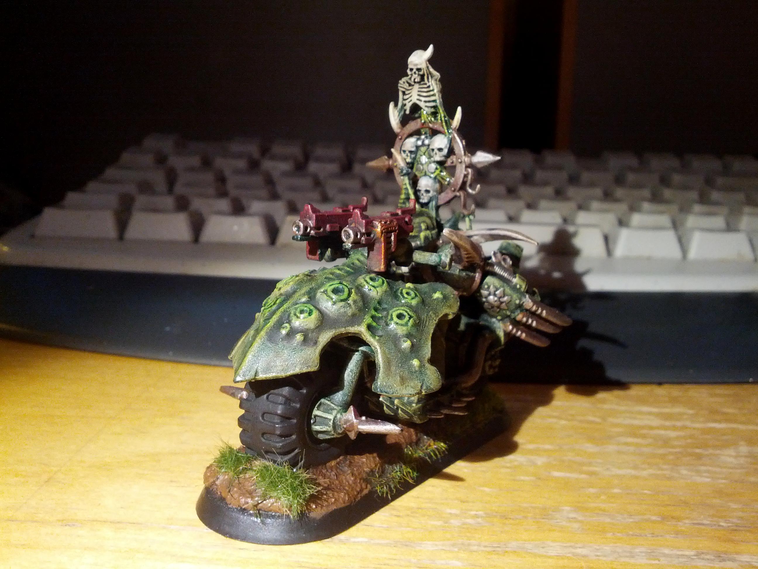 Bike, Chaos, Lightning Claws, Lord, Nurgle
