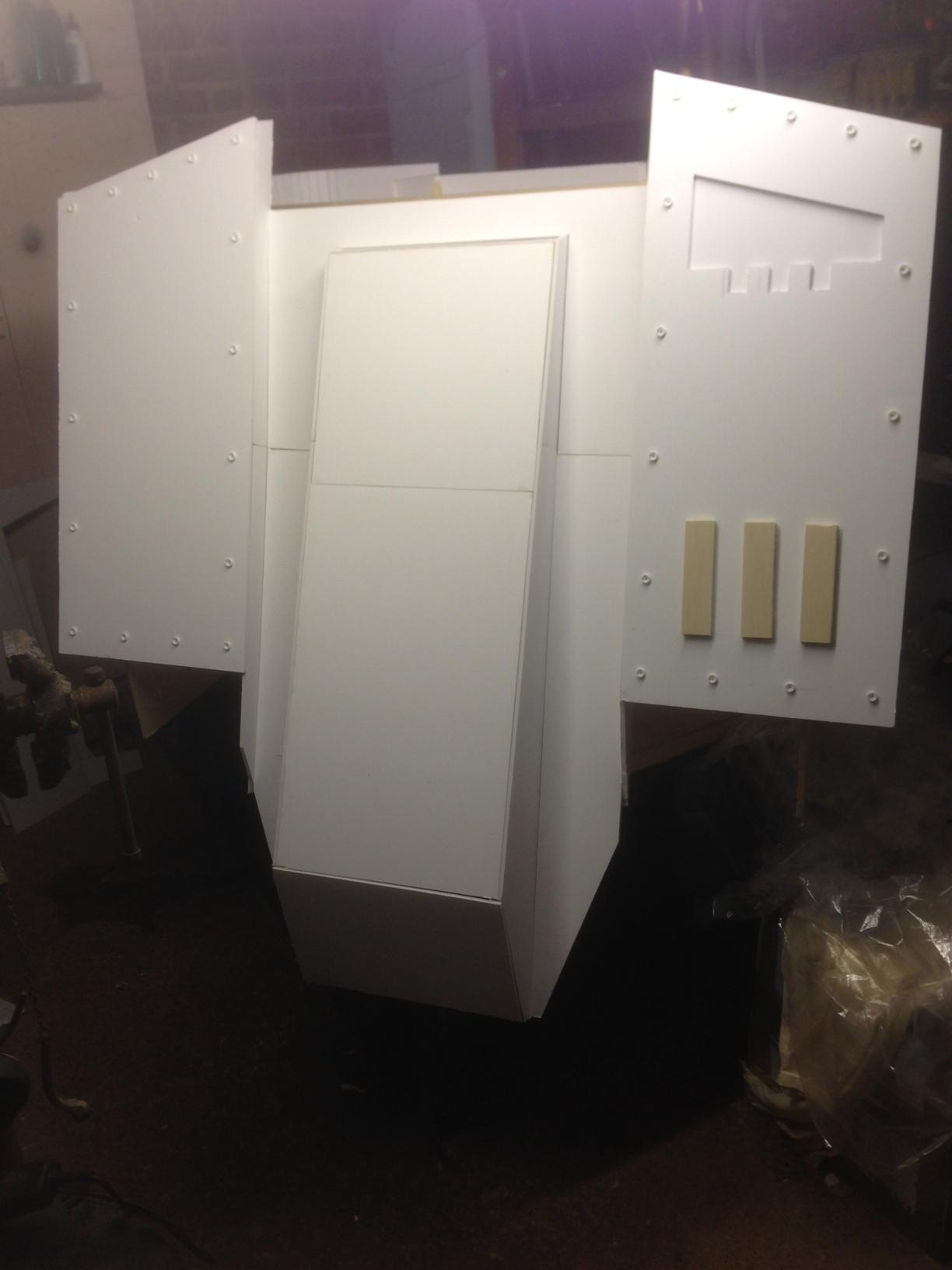 This is now what it looks like. Starting to look like a dreadnought