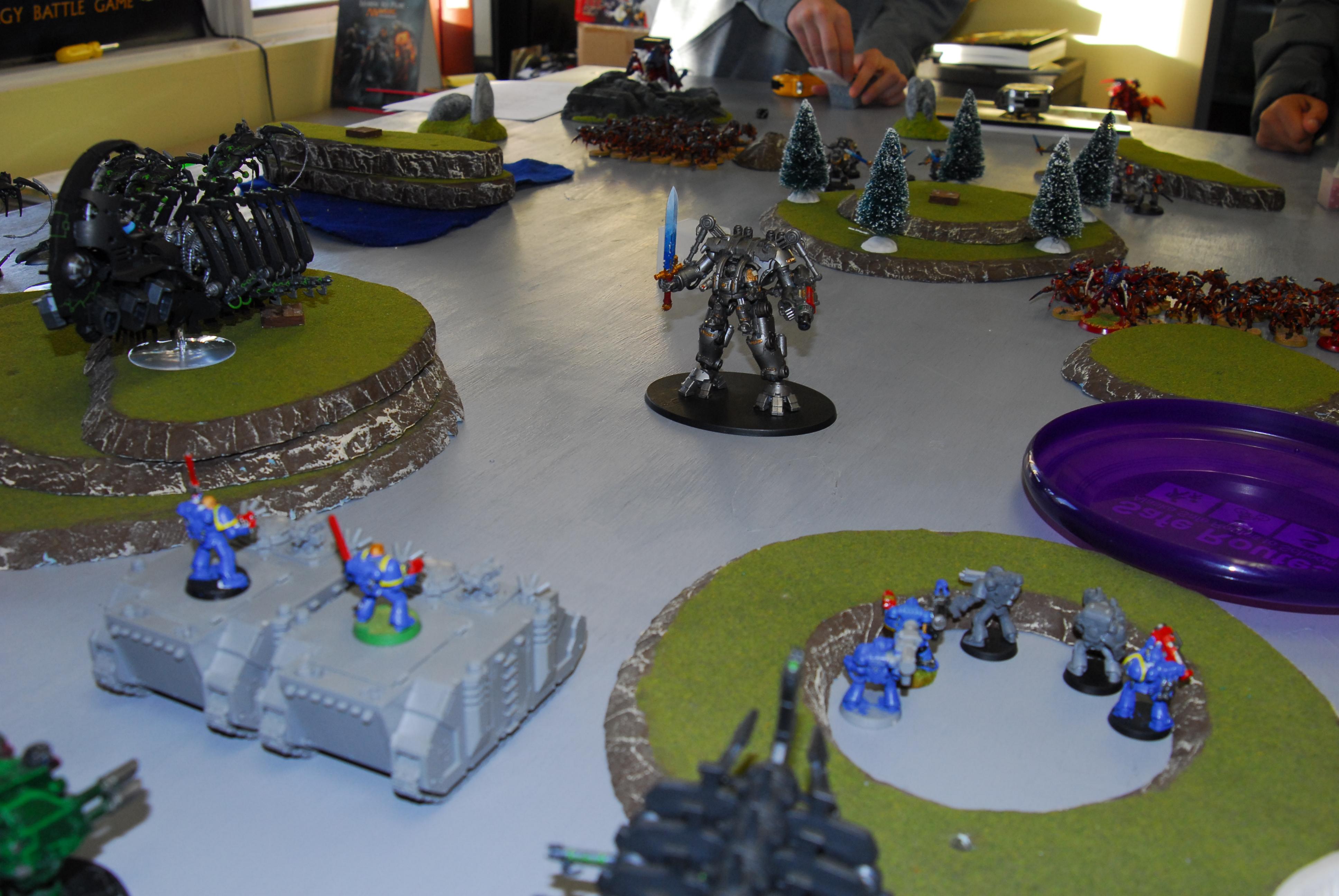 Battle Report, Grey Knights, Space Marines, Warhammer 40,000